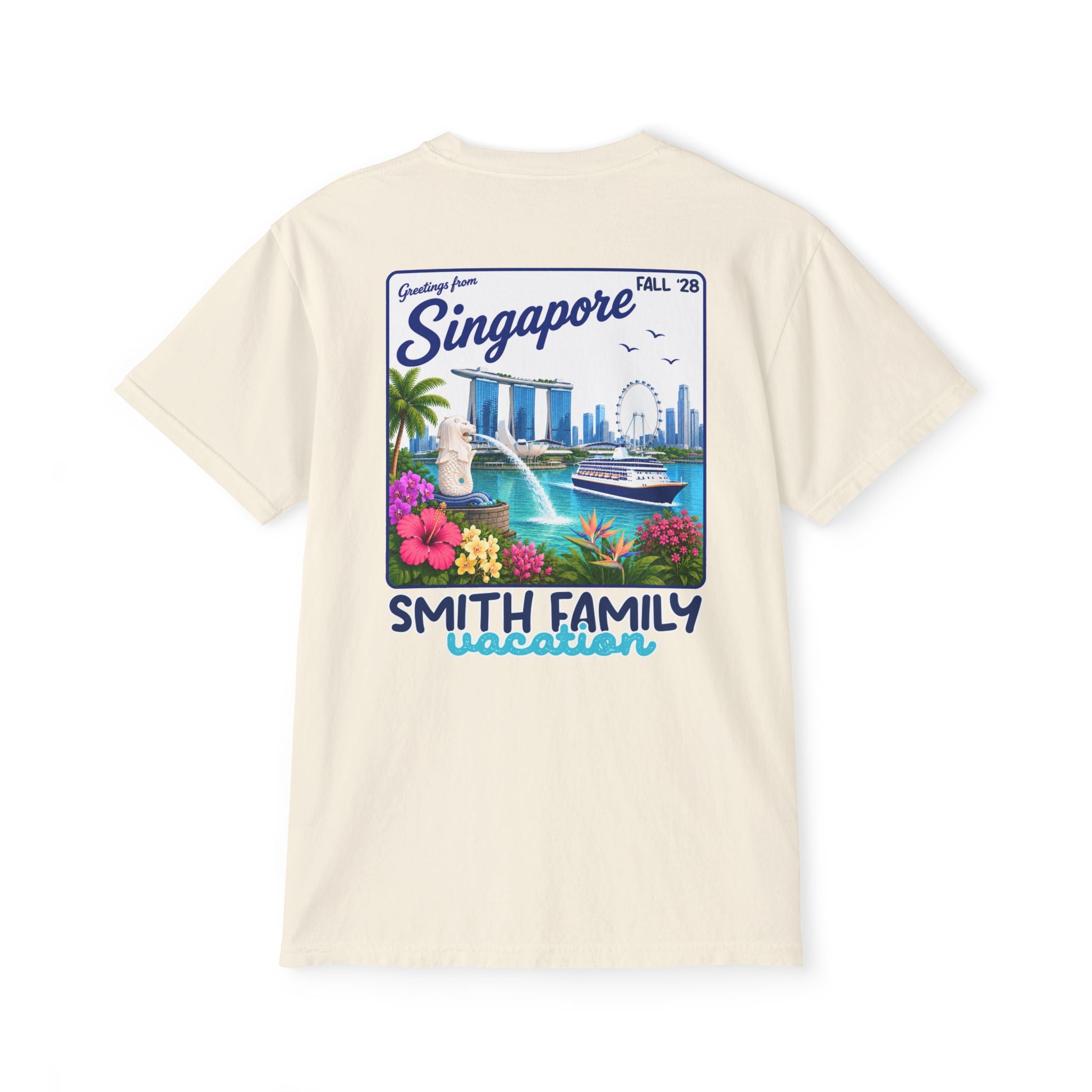 Greetings from Singapore Pocket Tee - Suite Escape