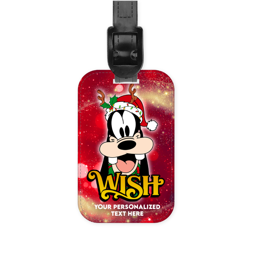 Magical Cruise Line Christmas Luggage Tag - Goofy