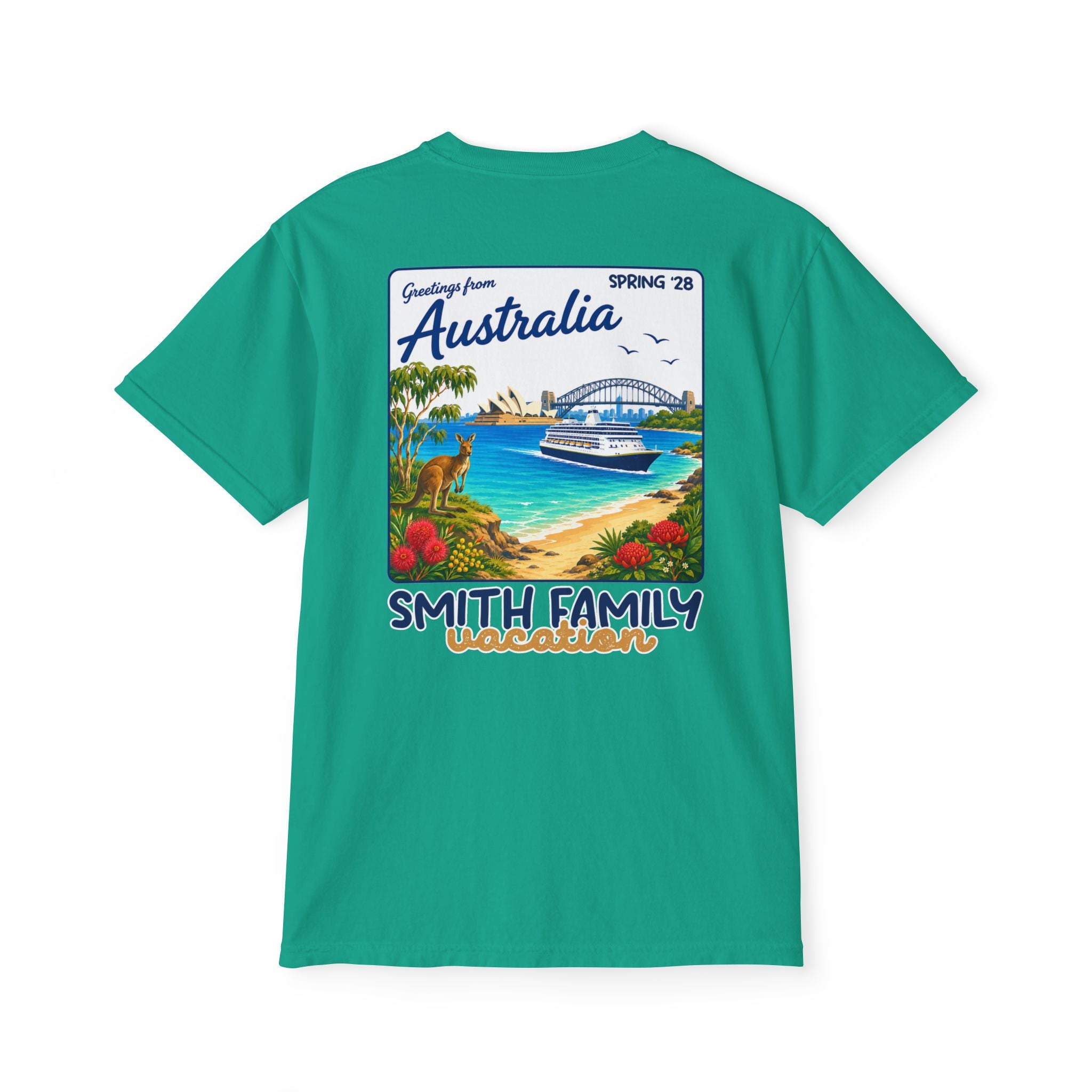 Greetings from Australia Pocket Tee - Suite Escape