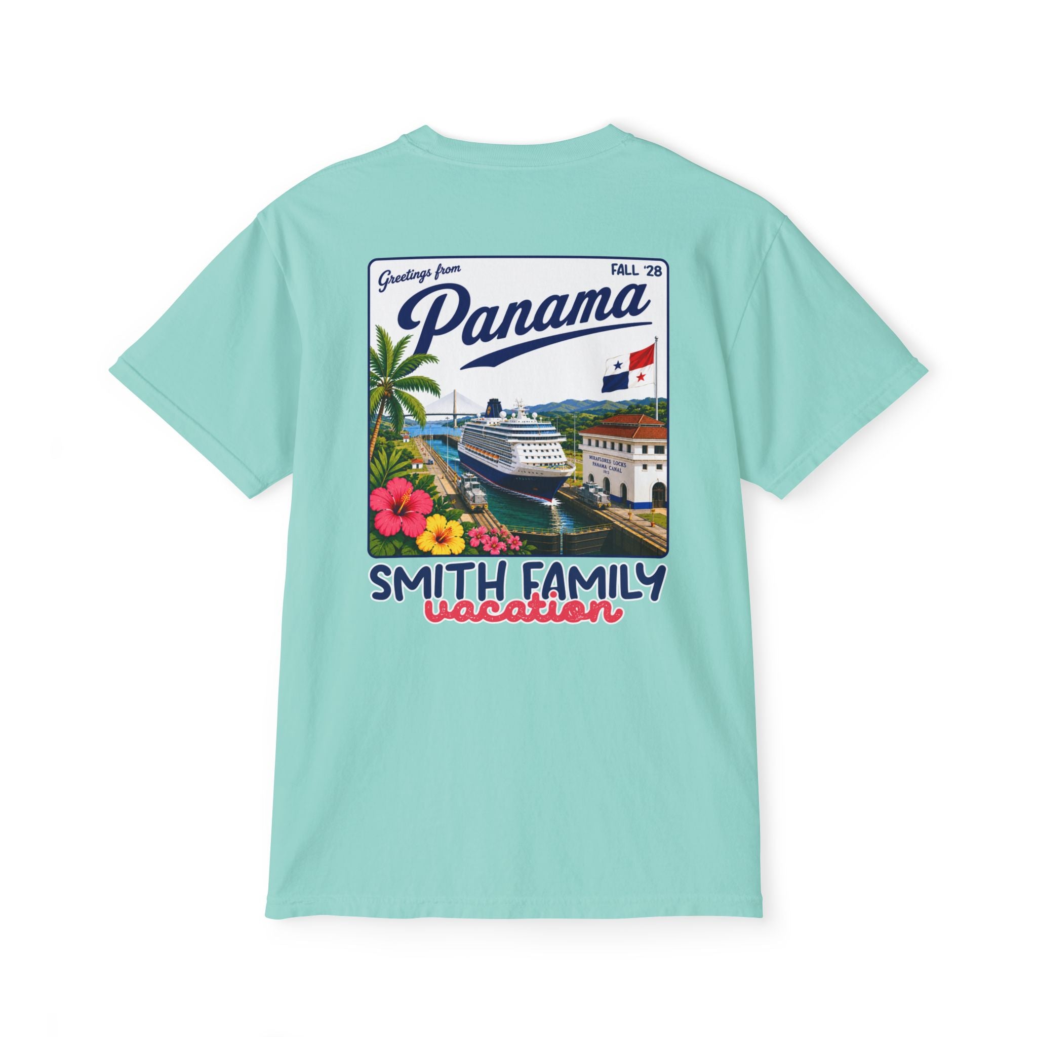 Greetings from Panama Pocket Tee - Suite Escape