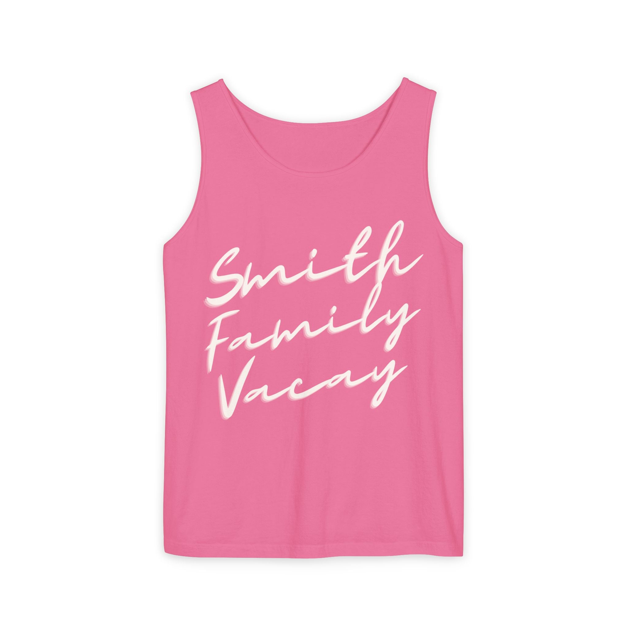 Personalized Retro Text Tank Top - Suite Escape