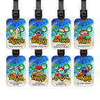 Magical Cruise Line Christmas Luggage Tag - Inside Out