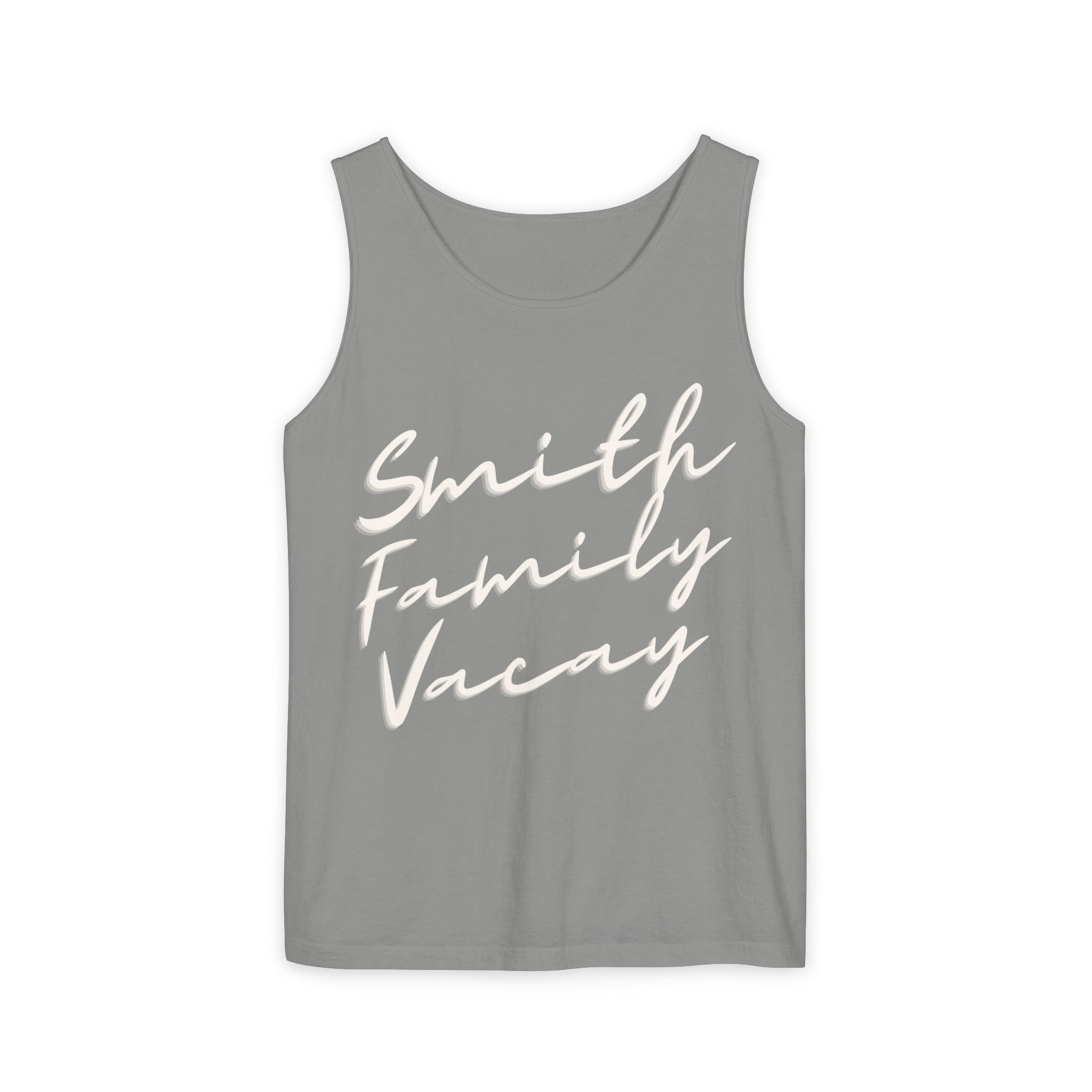 Personalized Retro Text Tank Top - Suite Escape