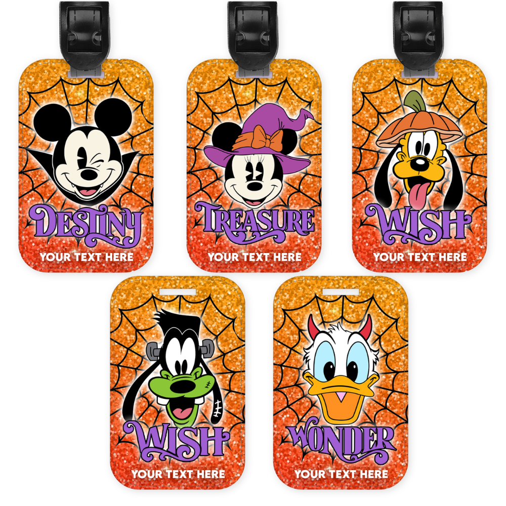 Magical Cruise Line Halloween Luggage Tag - Fab 5