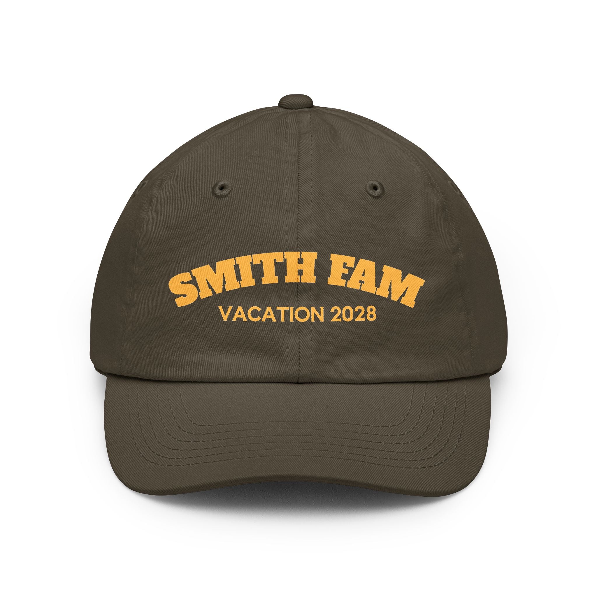 Personalized Block Text Dad Hat