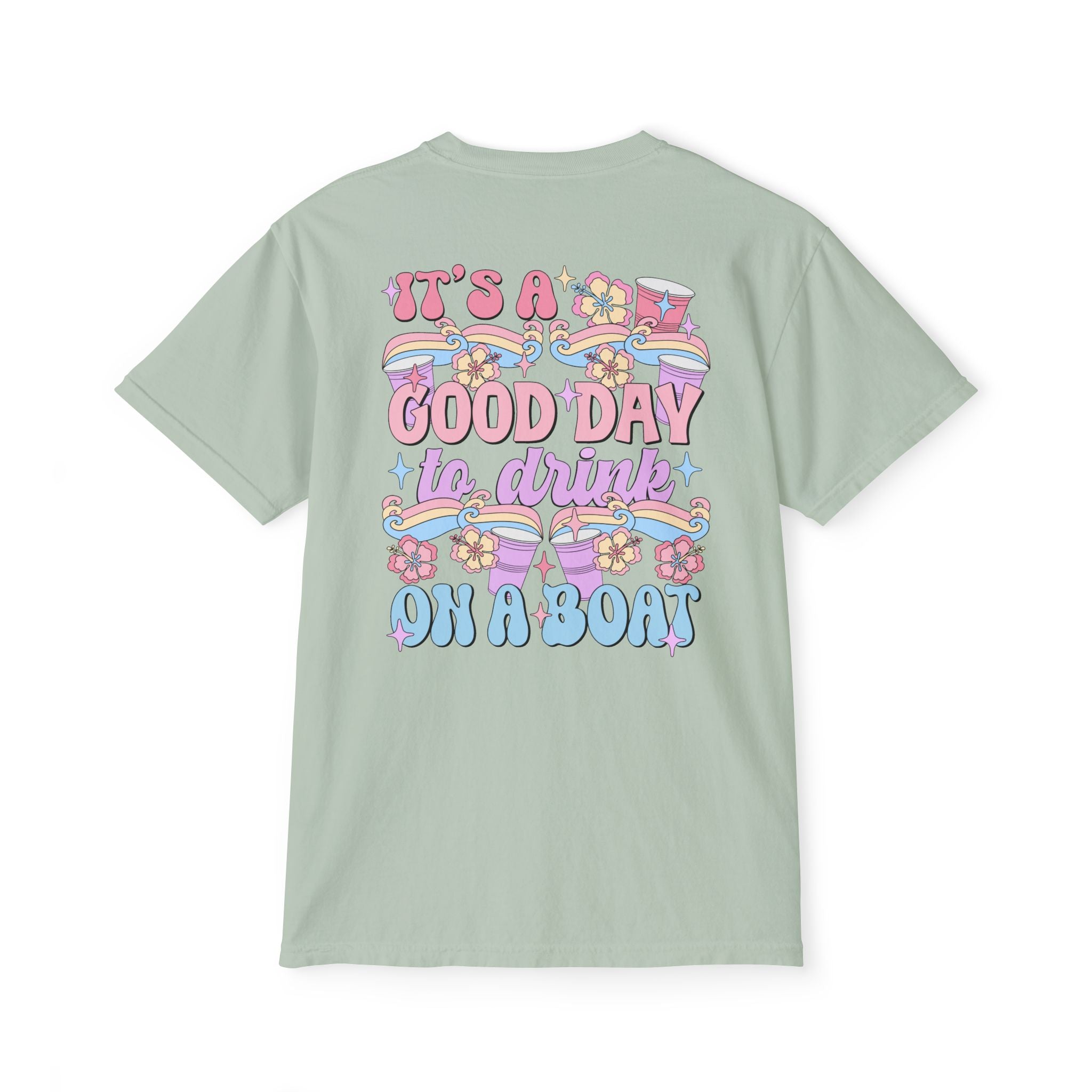 Good Day to Drink On a Boat Pocket Tee
