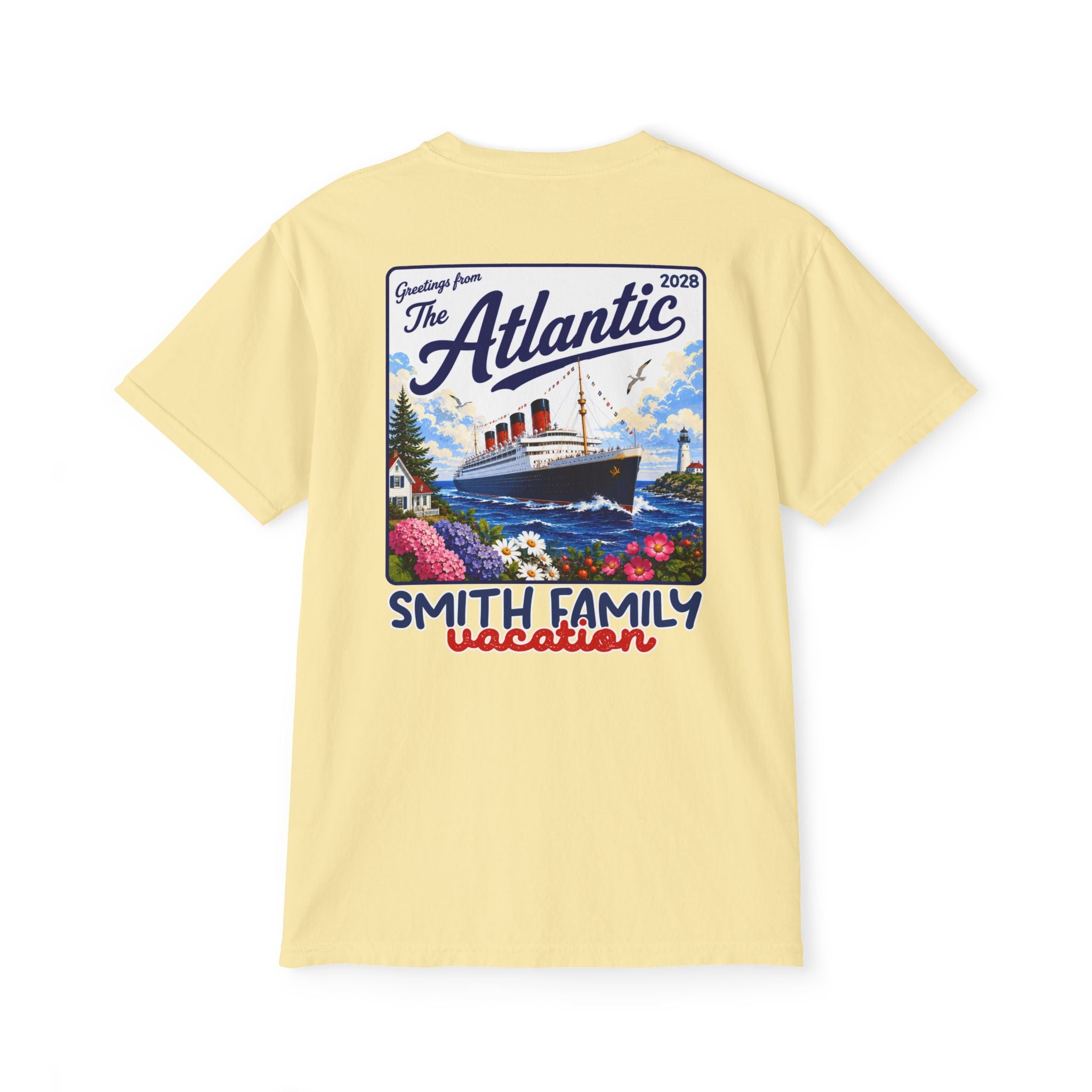 Greetings from the Atlantic Pocket Tee - Suite Escape
