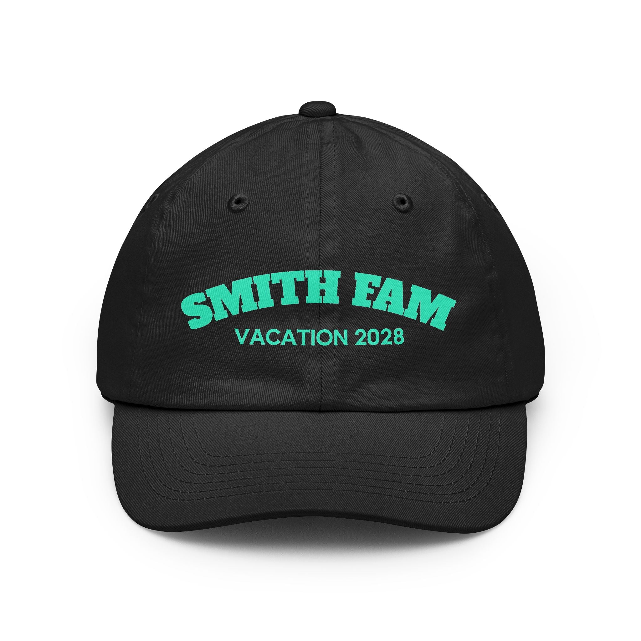 Personalized Block Text Dad Hat
