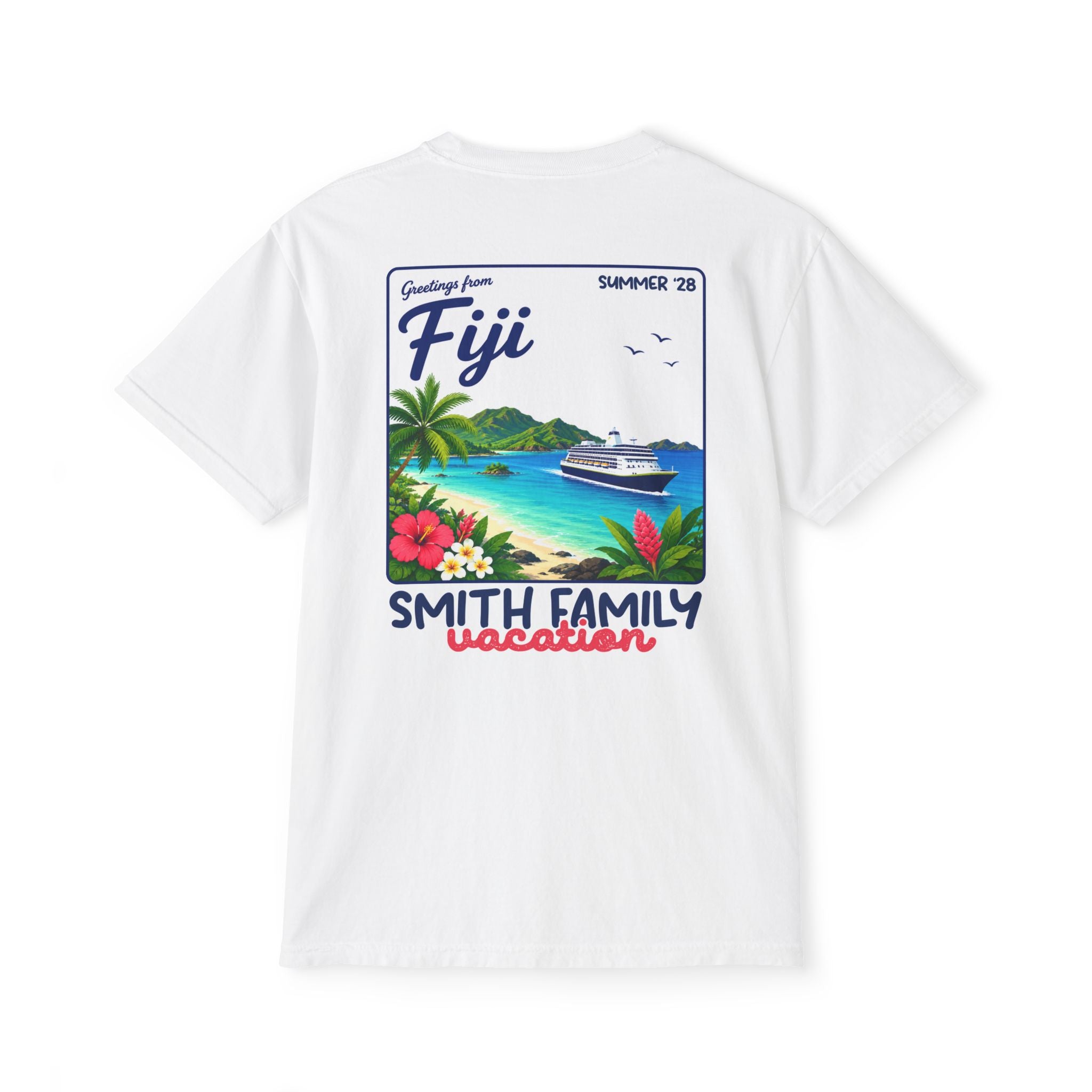 Greetings from Fiji Pocket Tee - Suite Escape