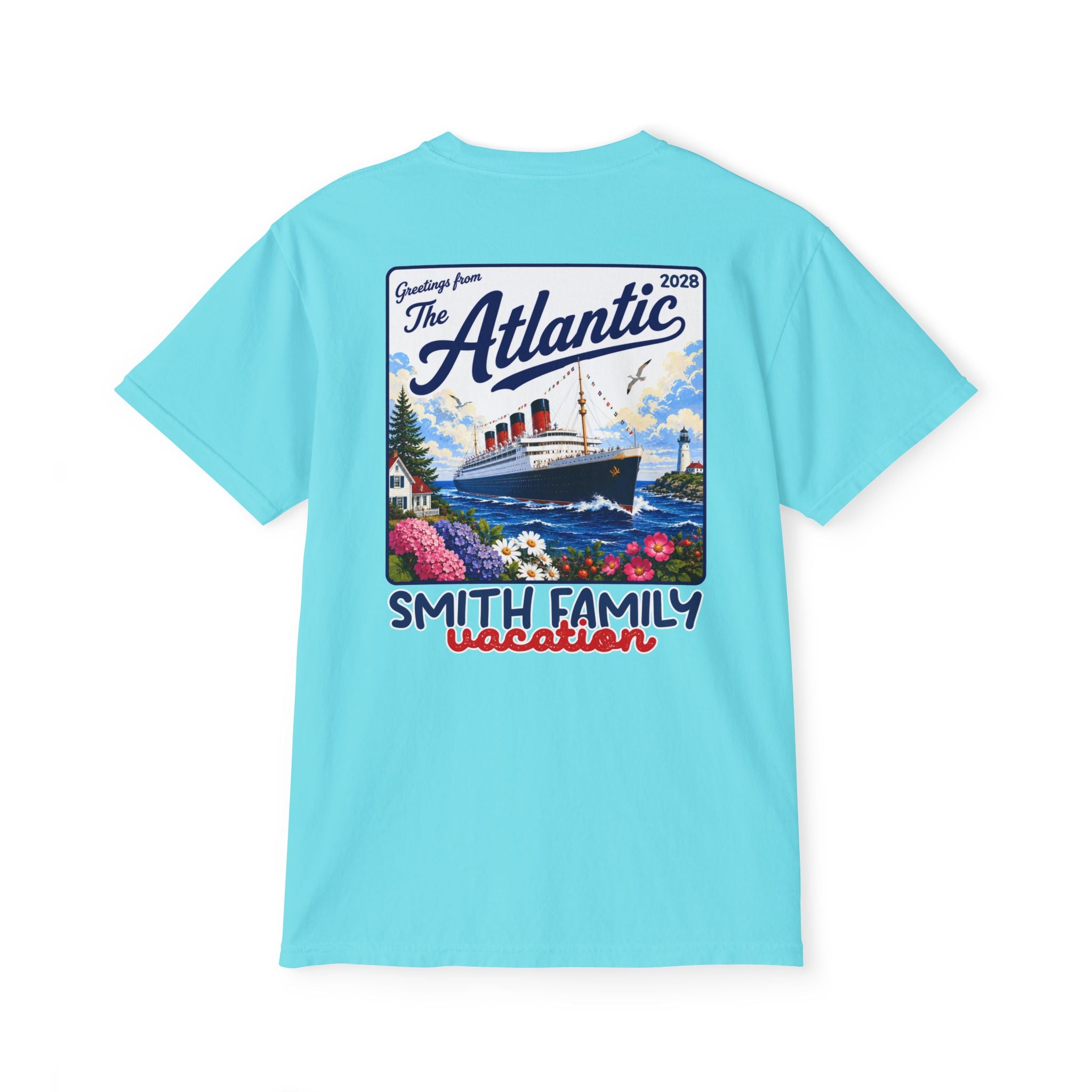 Greetings from the Atlantic Pocket Tee - Suite Escape