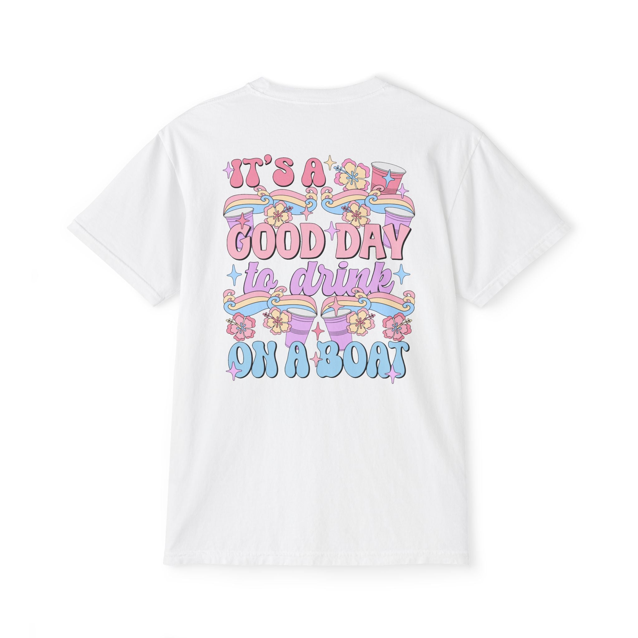 Good Day to Drink On a Boat Pocket Tee