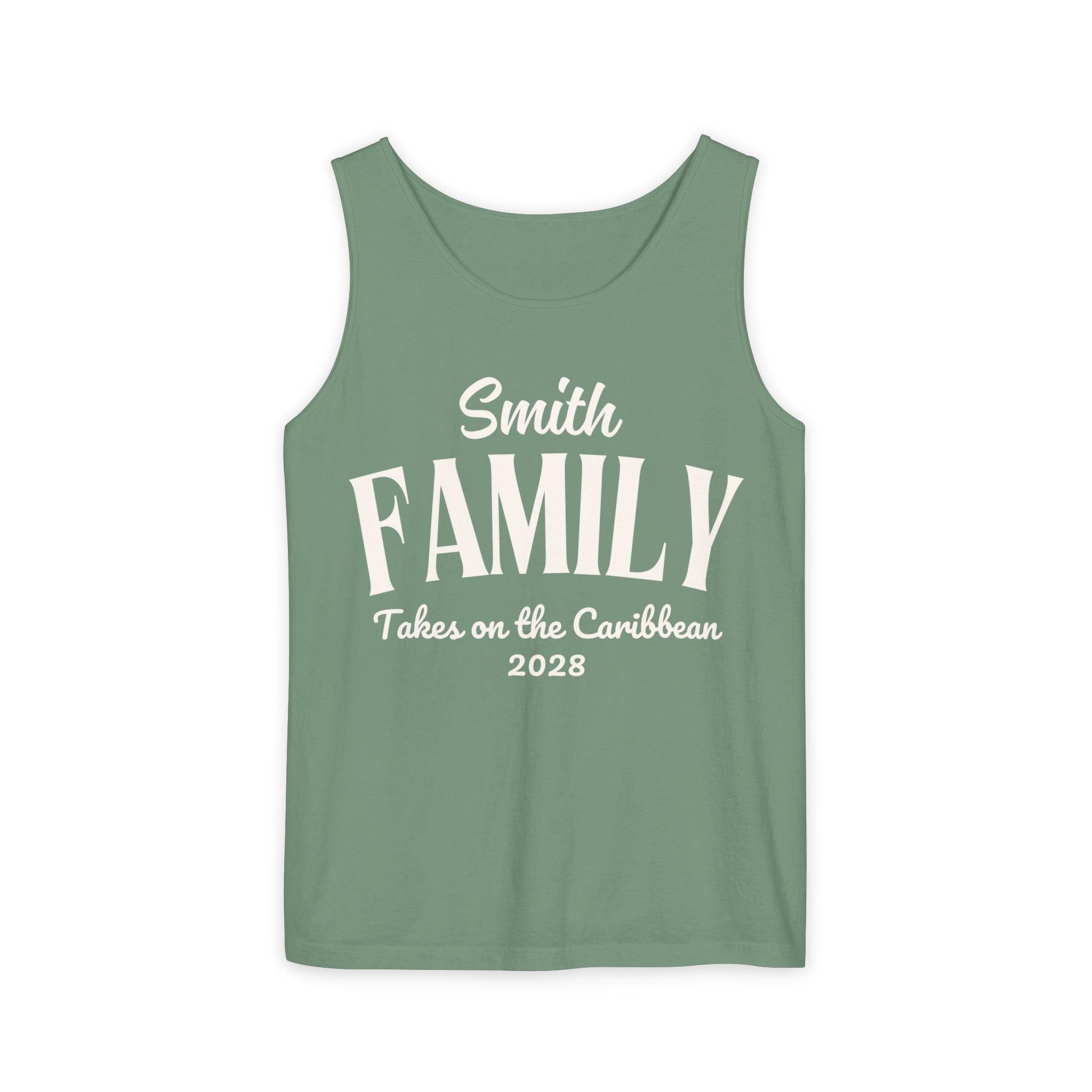 Personalized Script Text Tank Top - Suite Escape