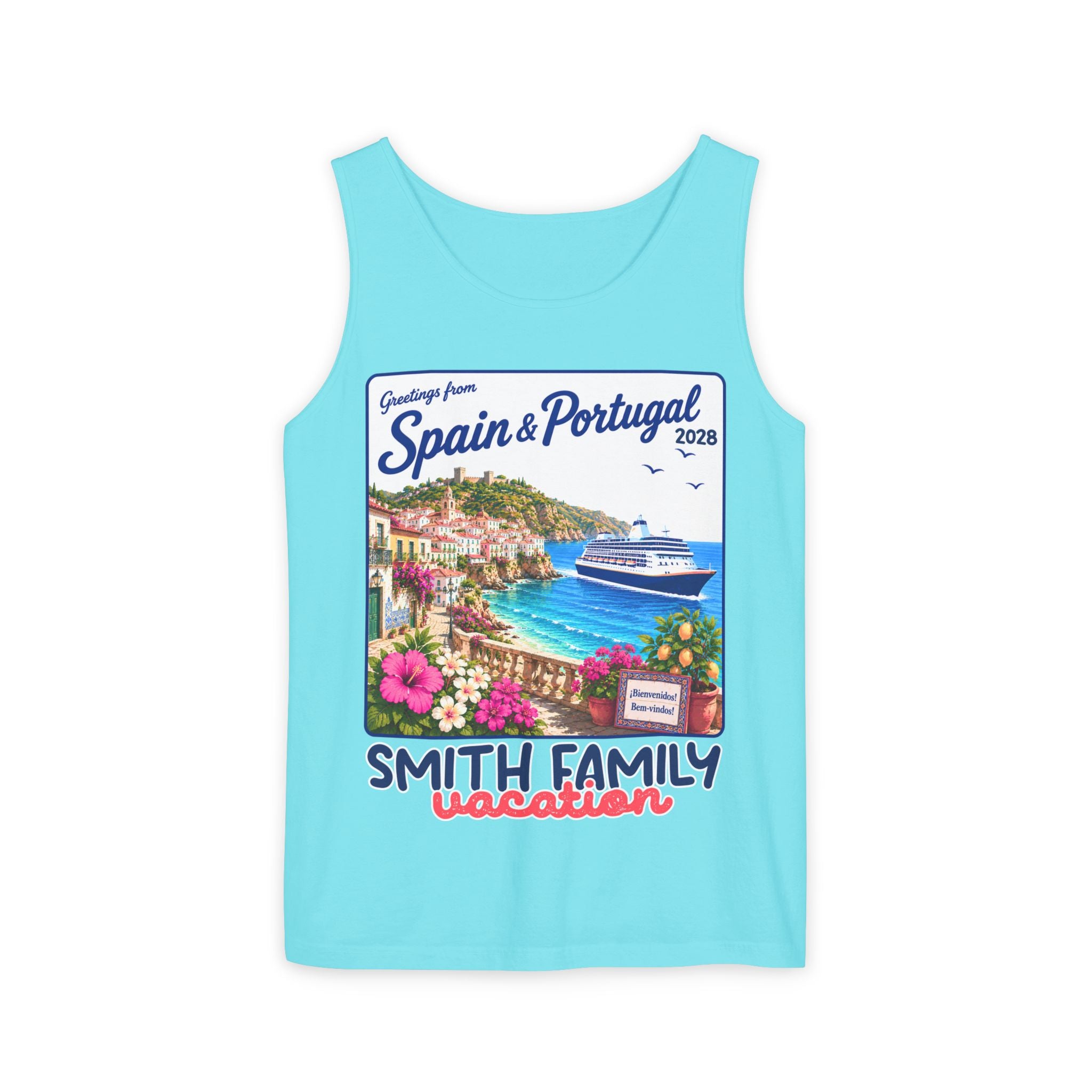 Greetings from Spain & Portugal Tank Top - Suite Escape