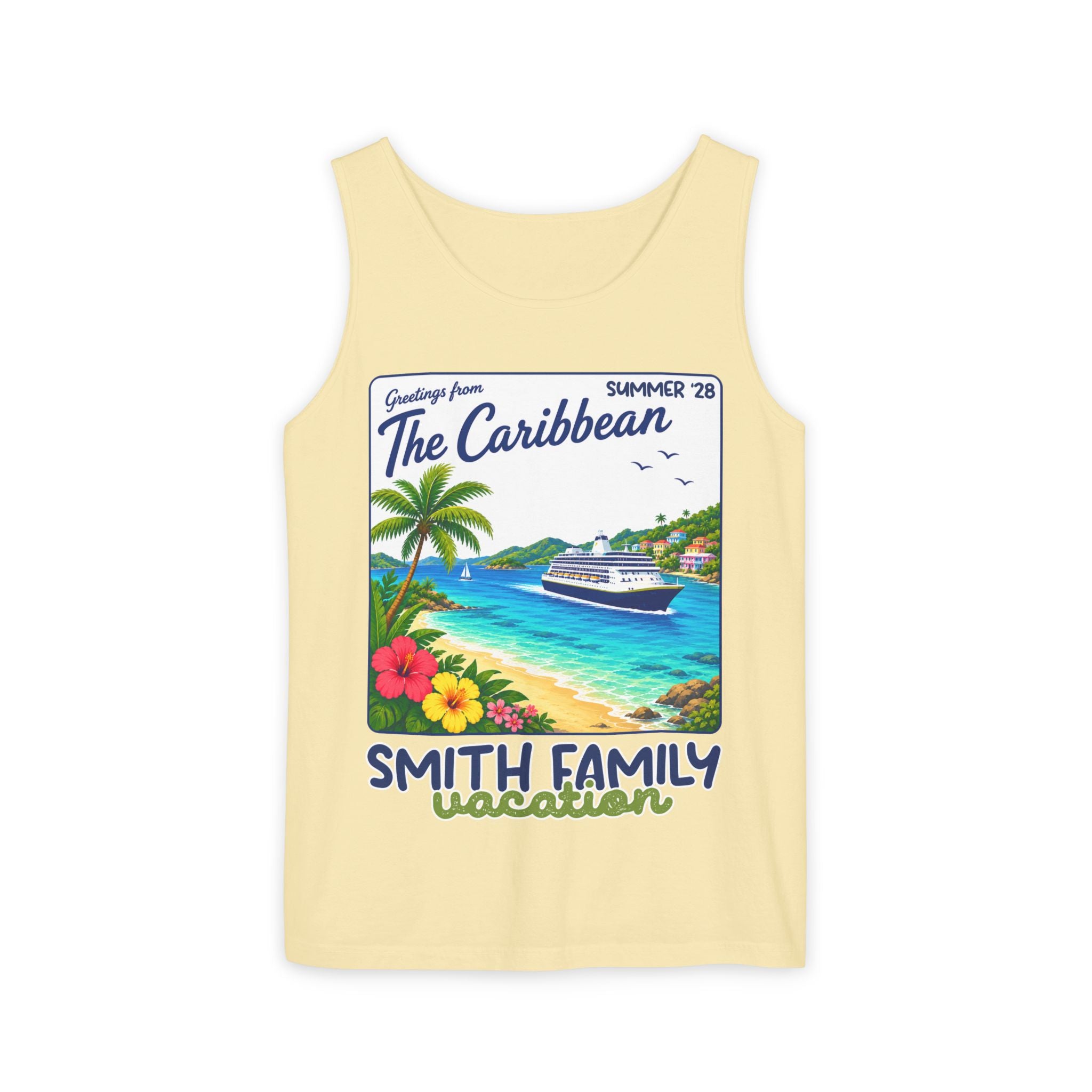 Greetings from the Caribbean Tank Top - Suite Escape