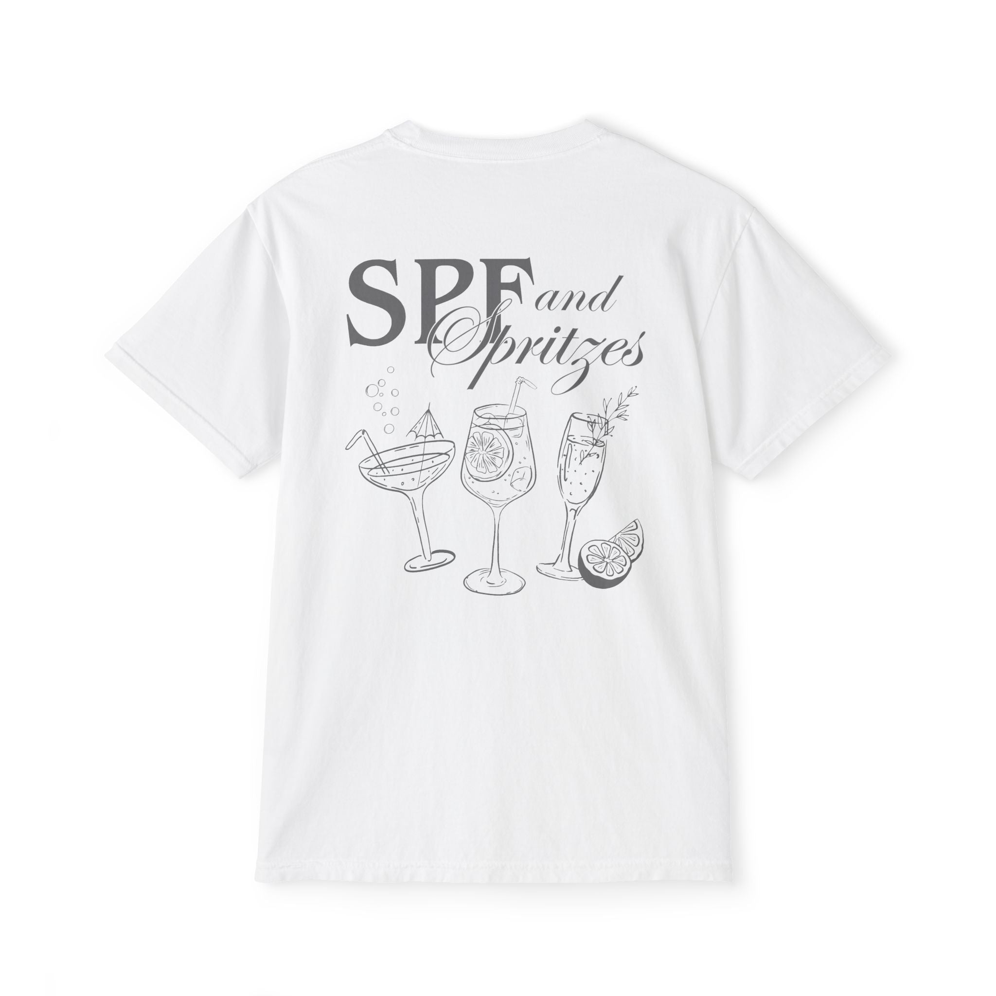 SPF & Spritzes Pocket Tee - Suite Escape