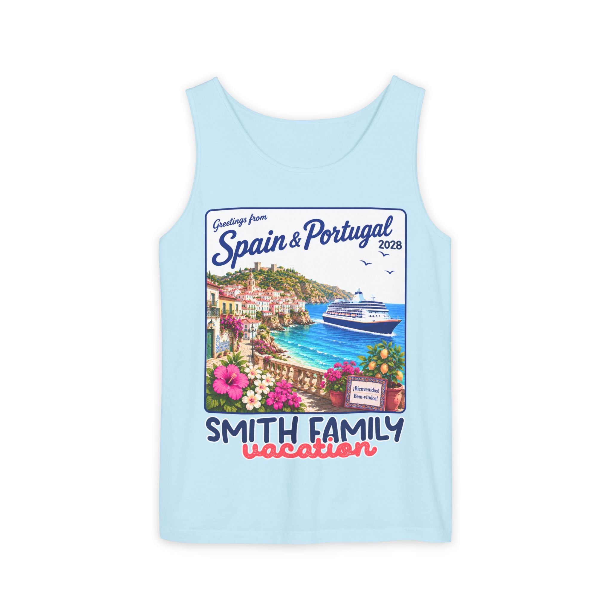 Greetings from Spain & Portugal Tank Top - Suite Escape