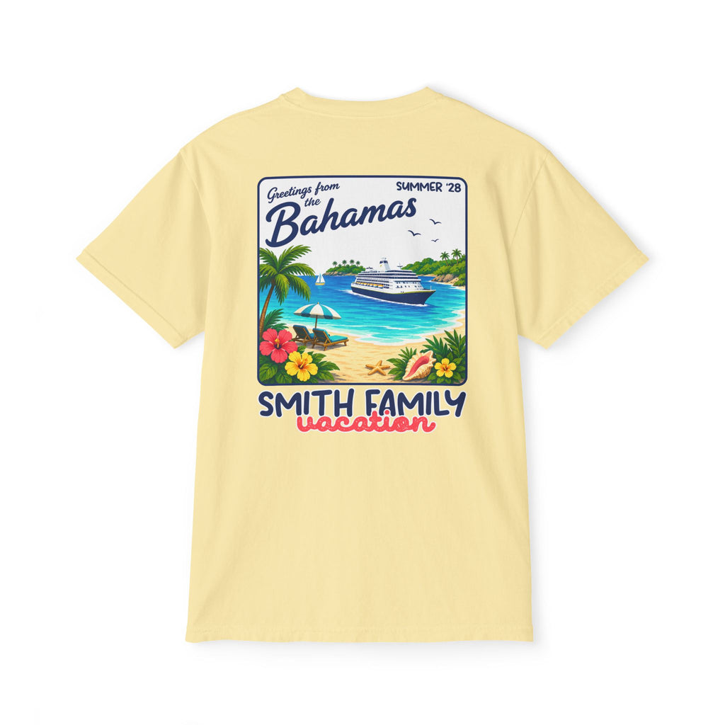 Greetings from the Bahamas Pocket Tee - Suite Escape