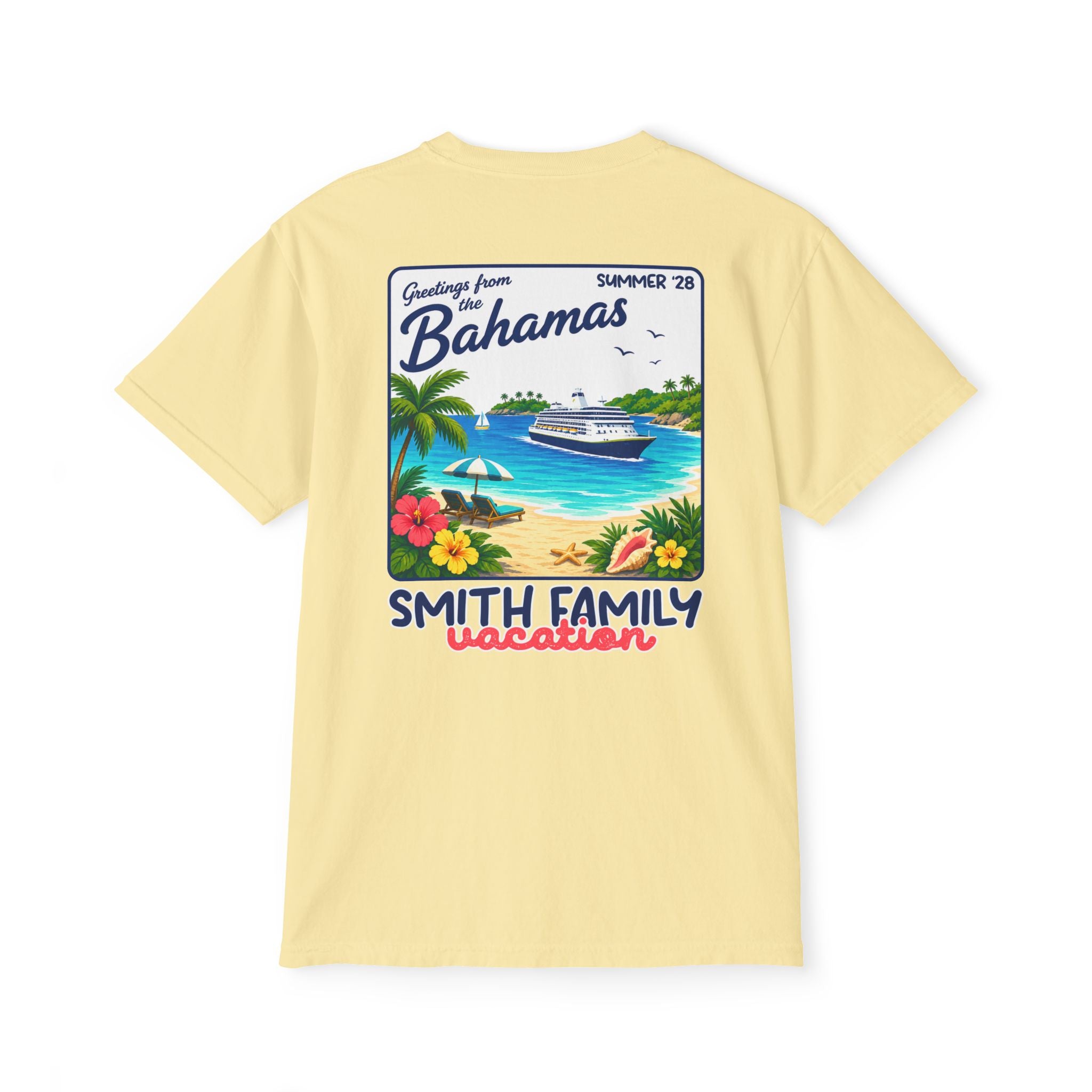 Greetings from the Bahamas Pocket Tee - Suite Escape