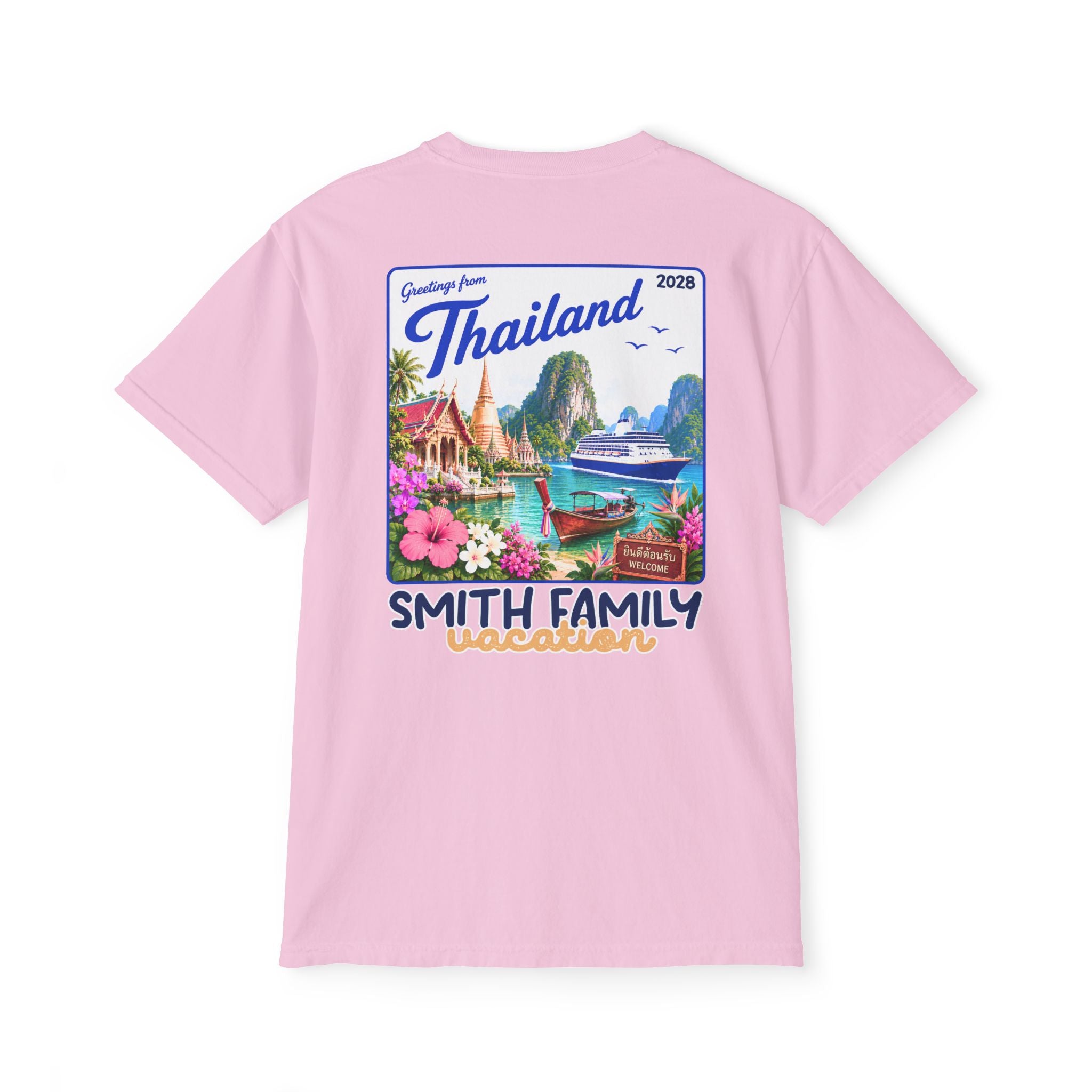 Greetings from Thailand Pocket Tee - Suite Escape