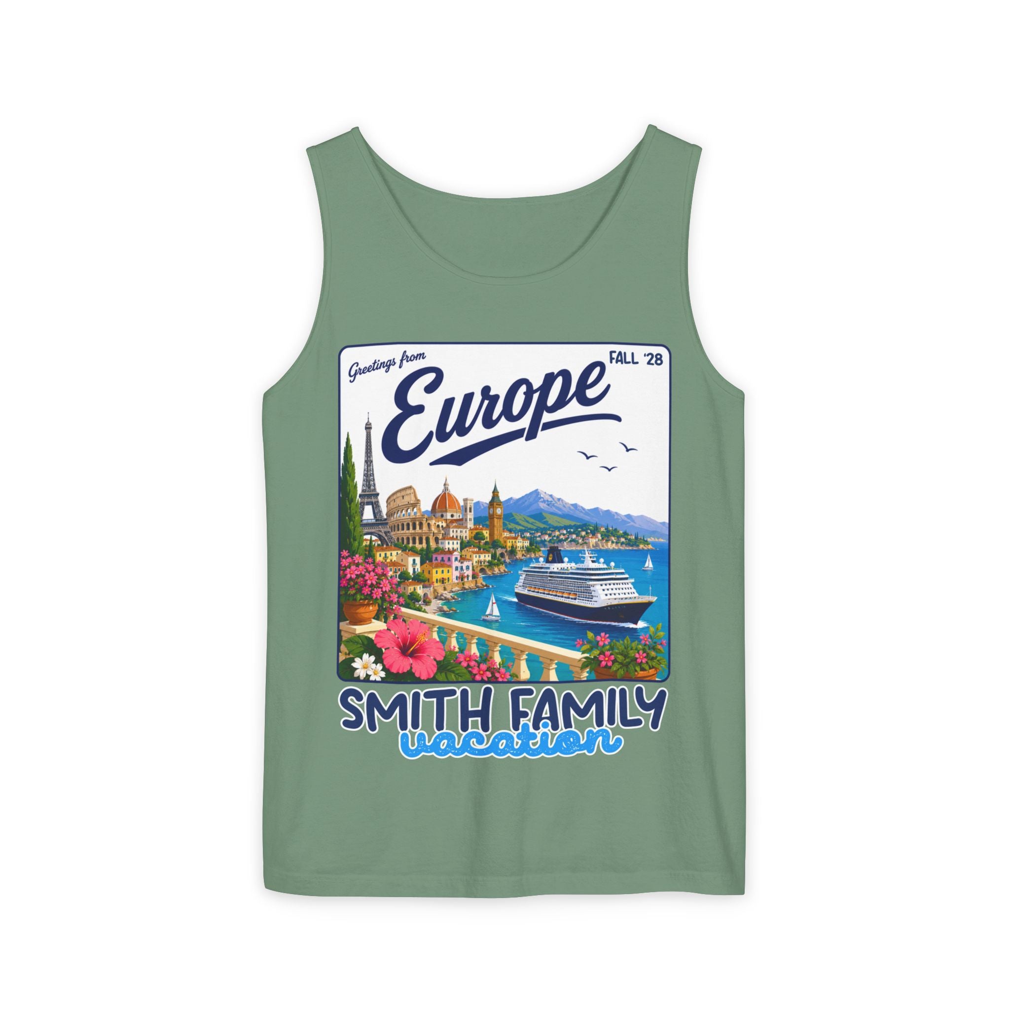 Greetings from Europe Tank Top - Suite Escape