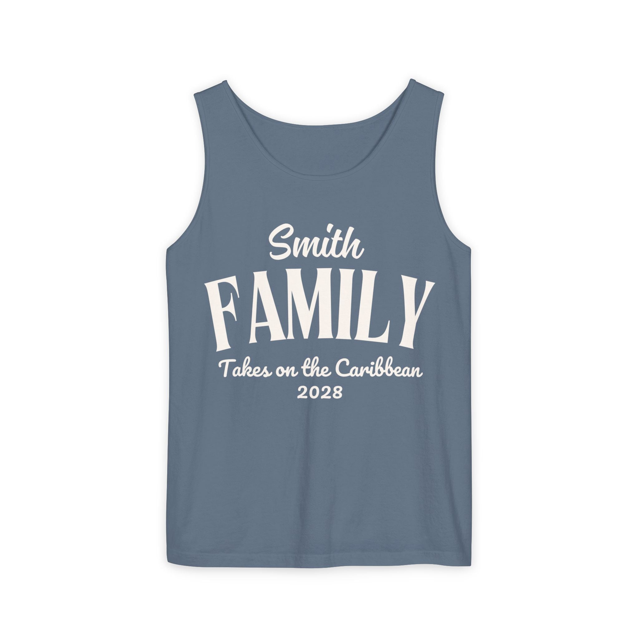 Personalized Script Text Tank Top - Suite Escape