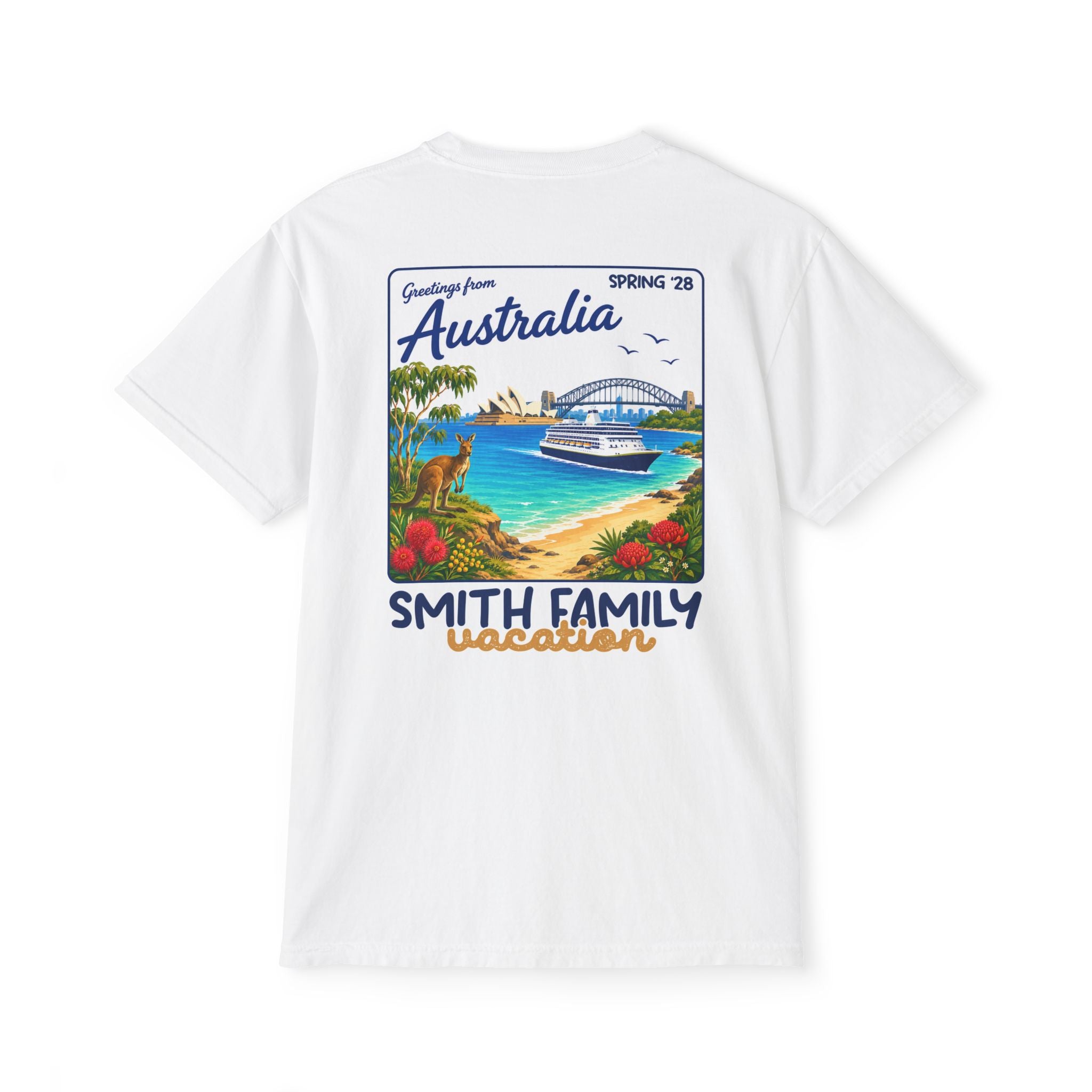 Greetings from Australia Pocket Tee - Suite Escape