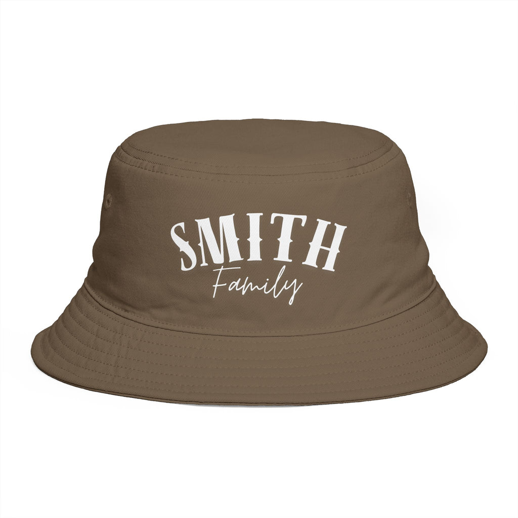 Personalized Curved Text Bucket Hat