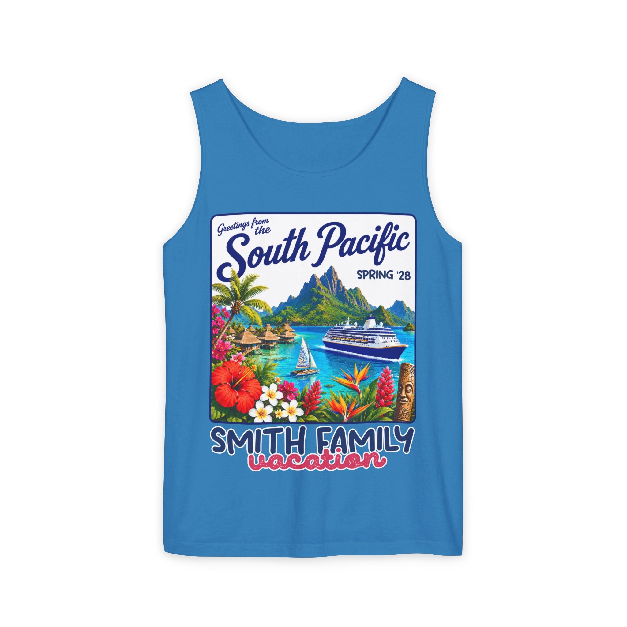 Greetings from the South Pacific Tank Top - Suite Escape