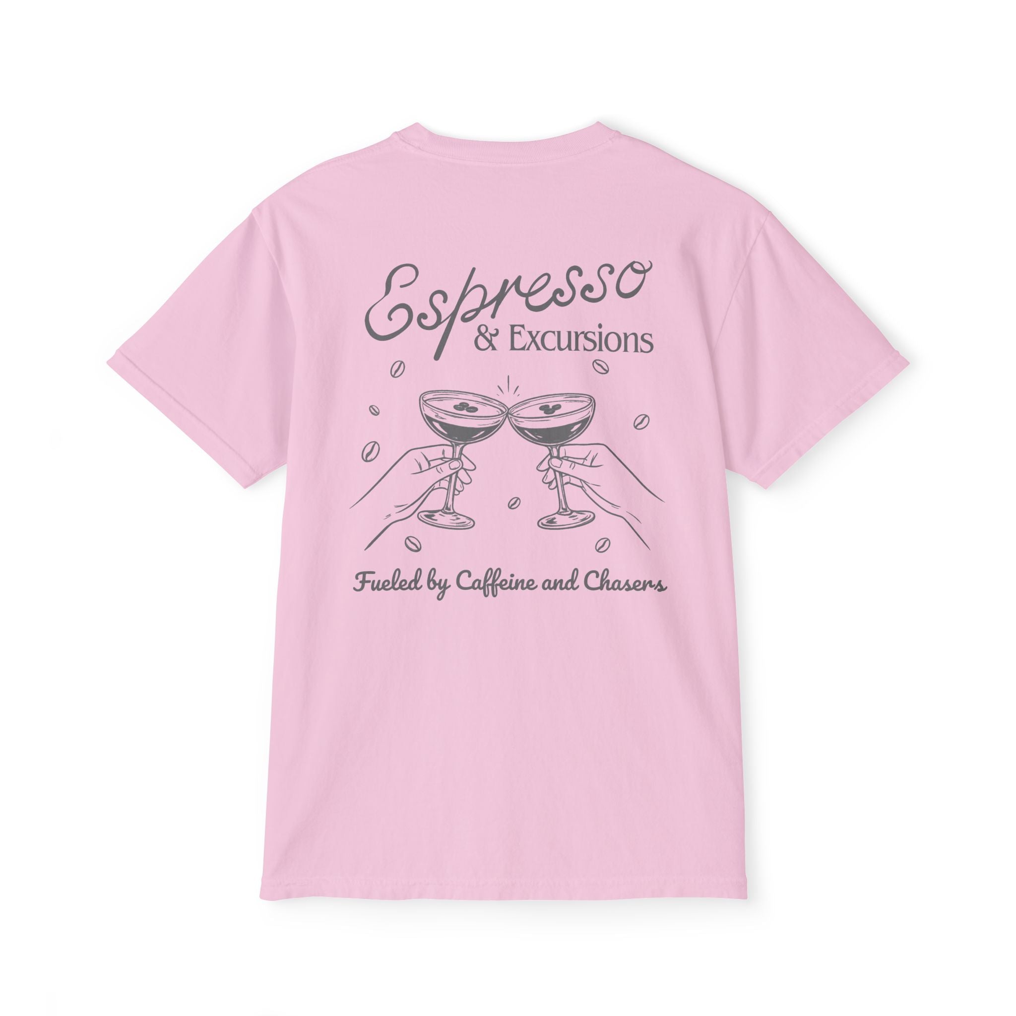 Espresso & Excusions Pocket Tee - Suite Escape