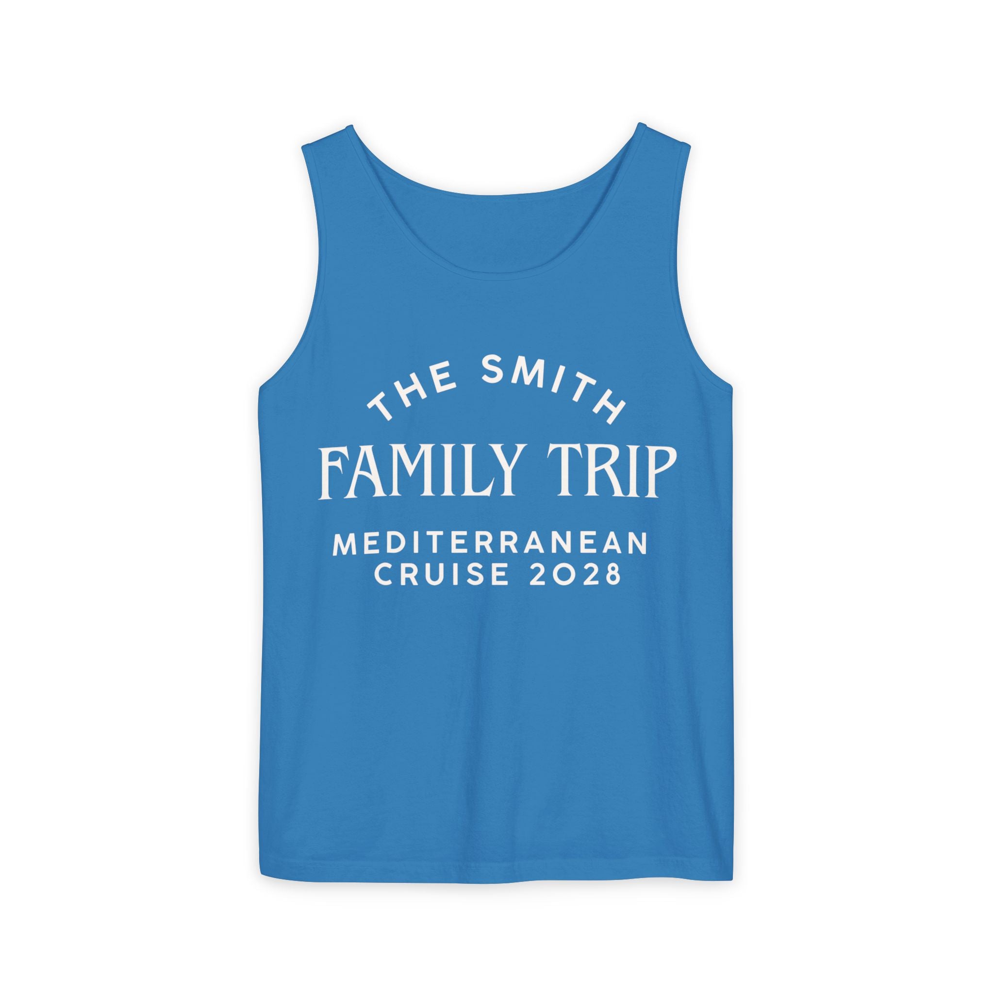 Personalized Arched Text Tank Top - Suite Escape