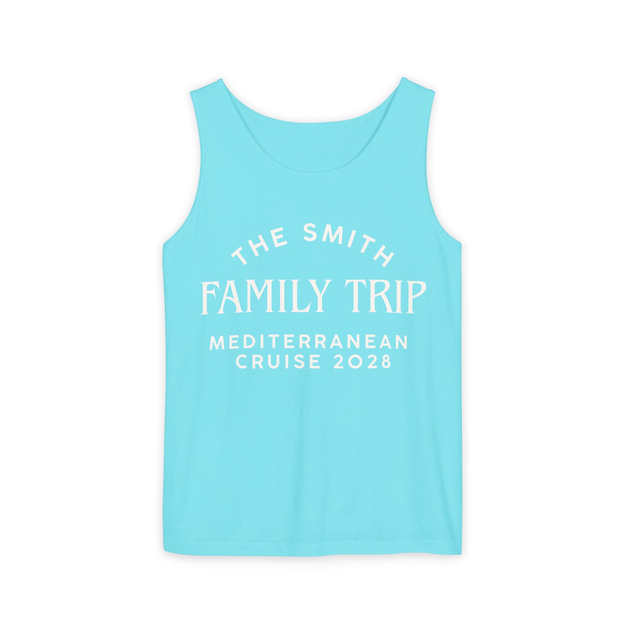 Personalized Arched Text Tank Top - Suite Escape