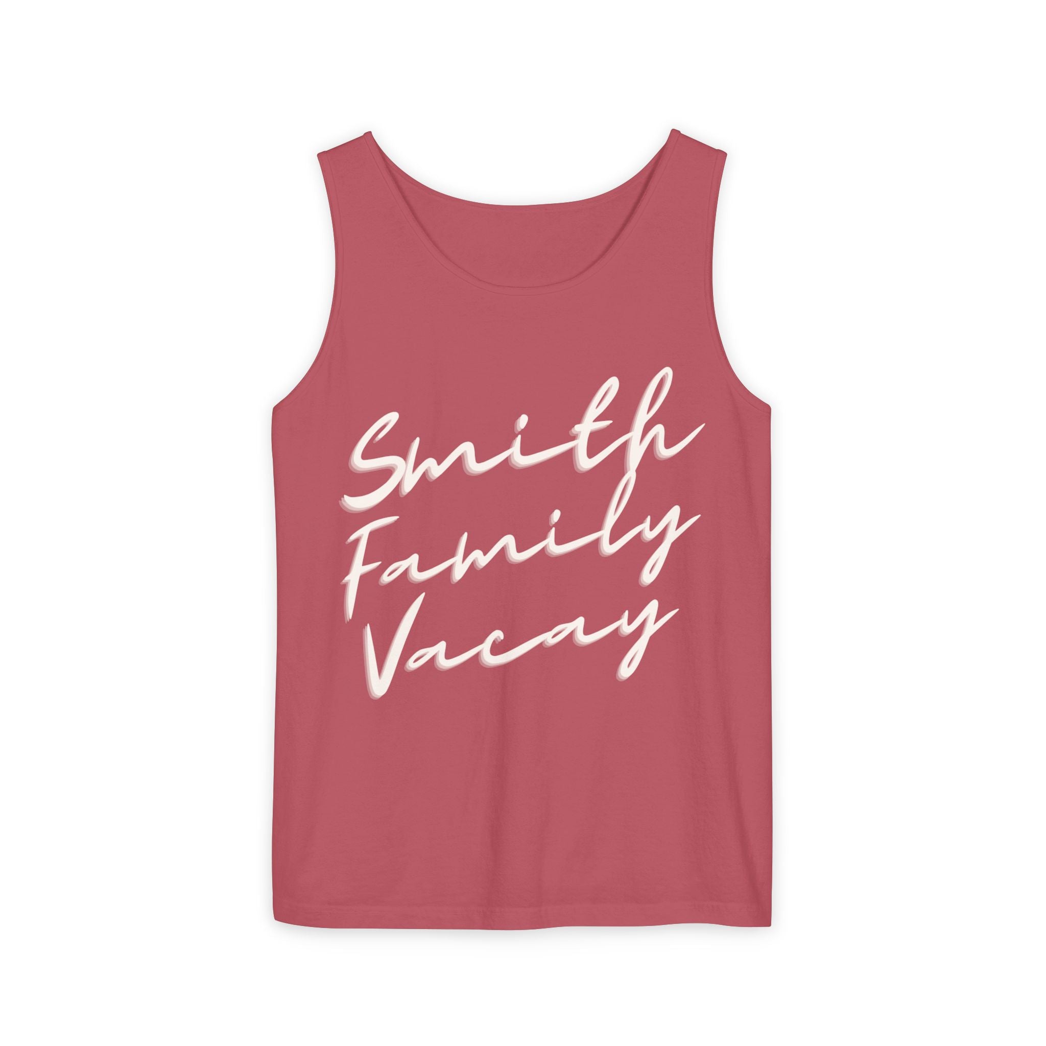 Personalized Retro Text Tank Top - Suite Escape