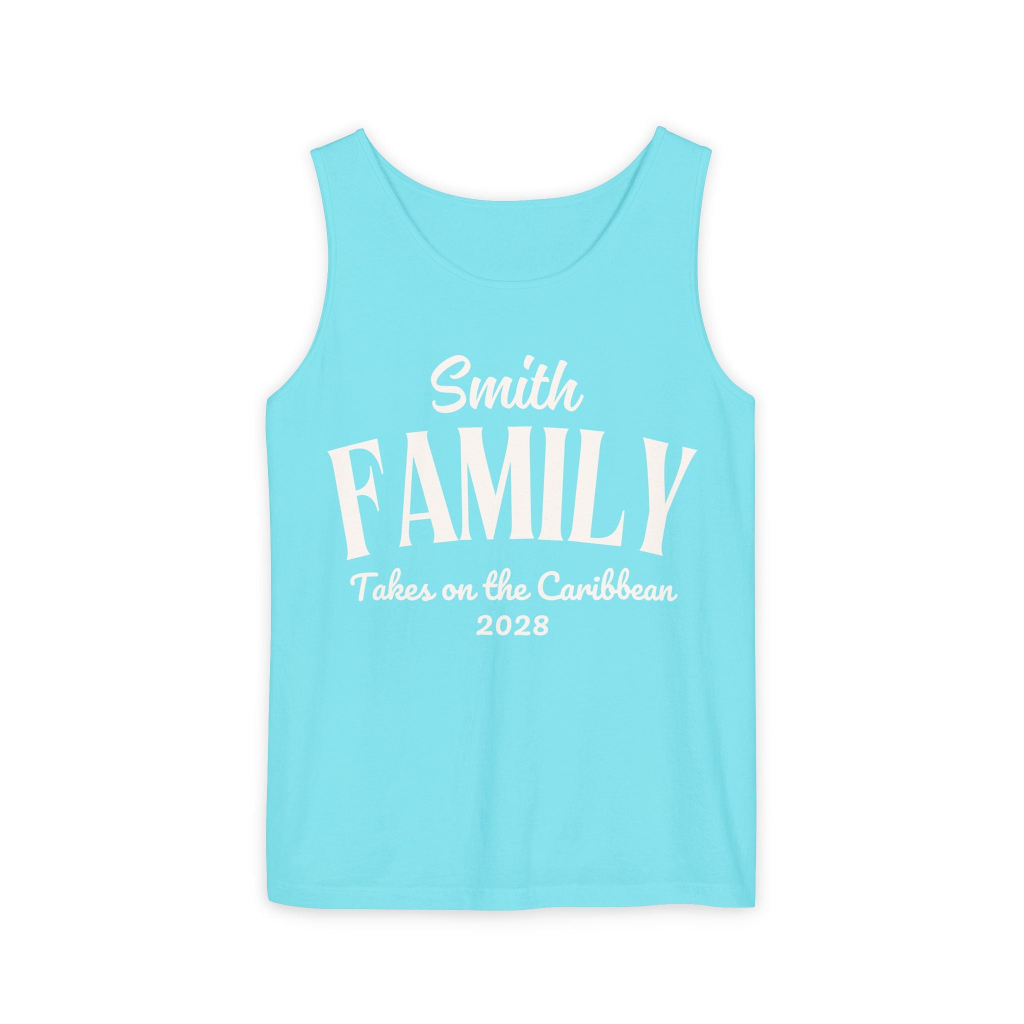 Personalized Script Text Tank Top - Suite Escape