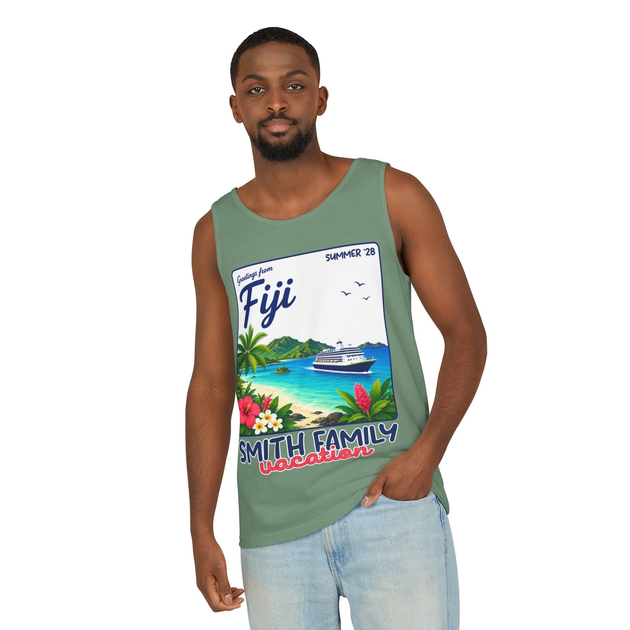 Greetings from Fiji Tank Top - Suite Escape