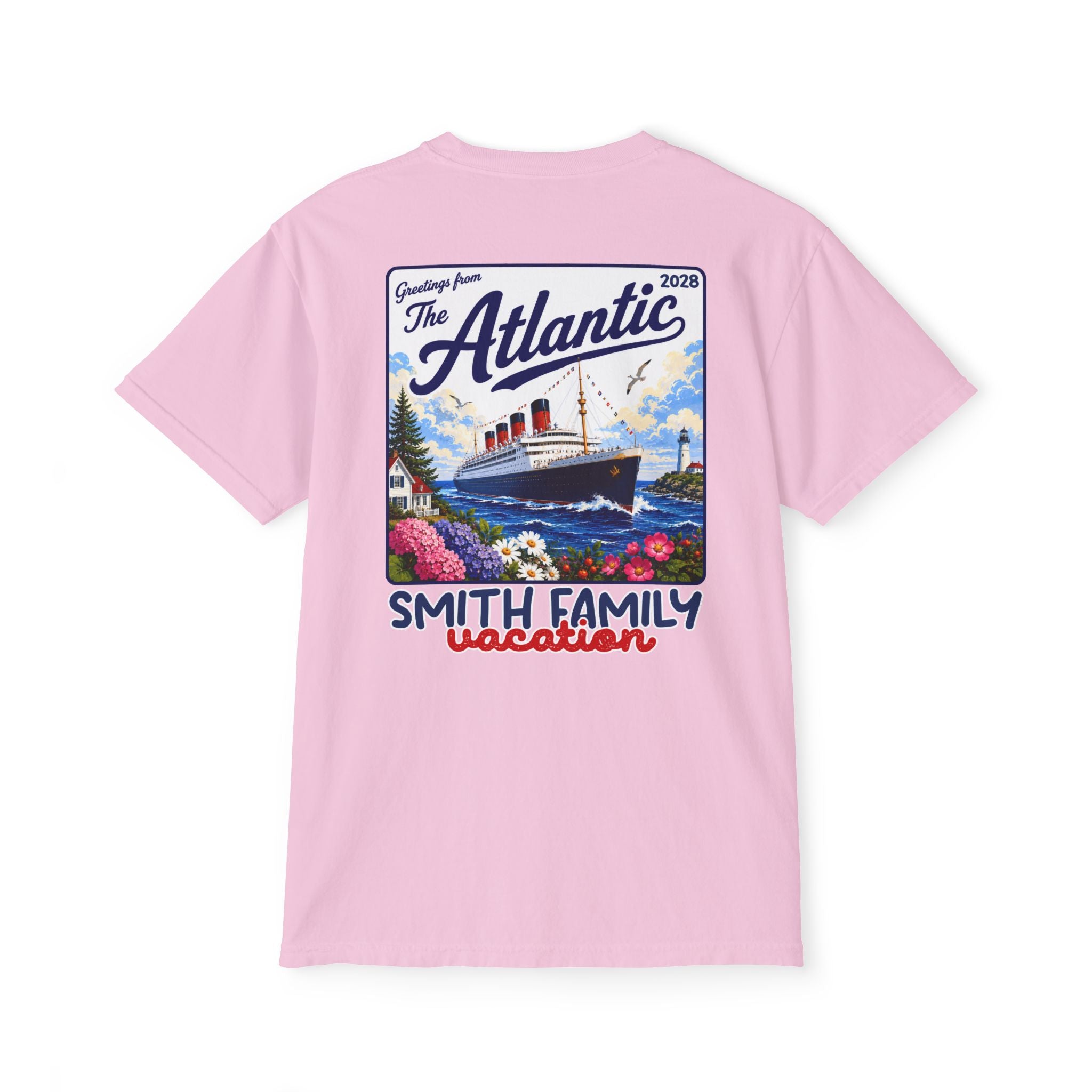 Greetings from the Atlantic Pocket Tee - Suite Escape