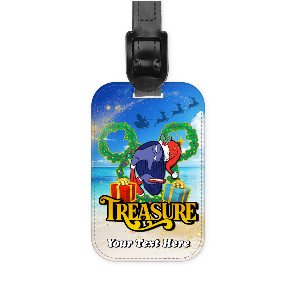 Magical Cruise Line Christmas Luggage Tag - Inside Out