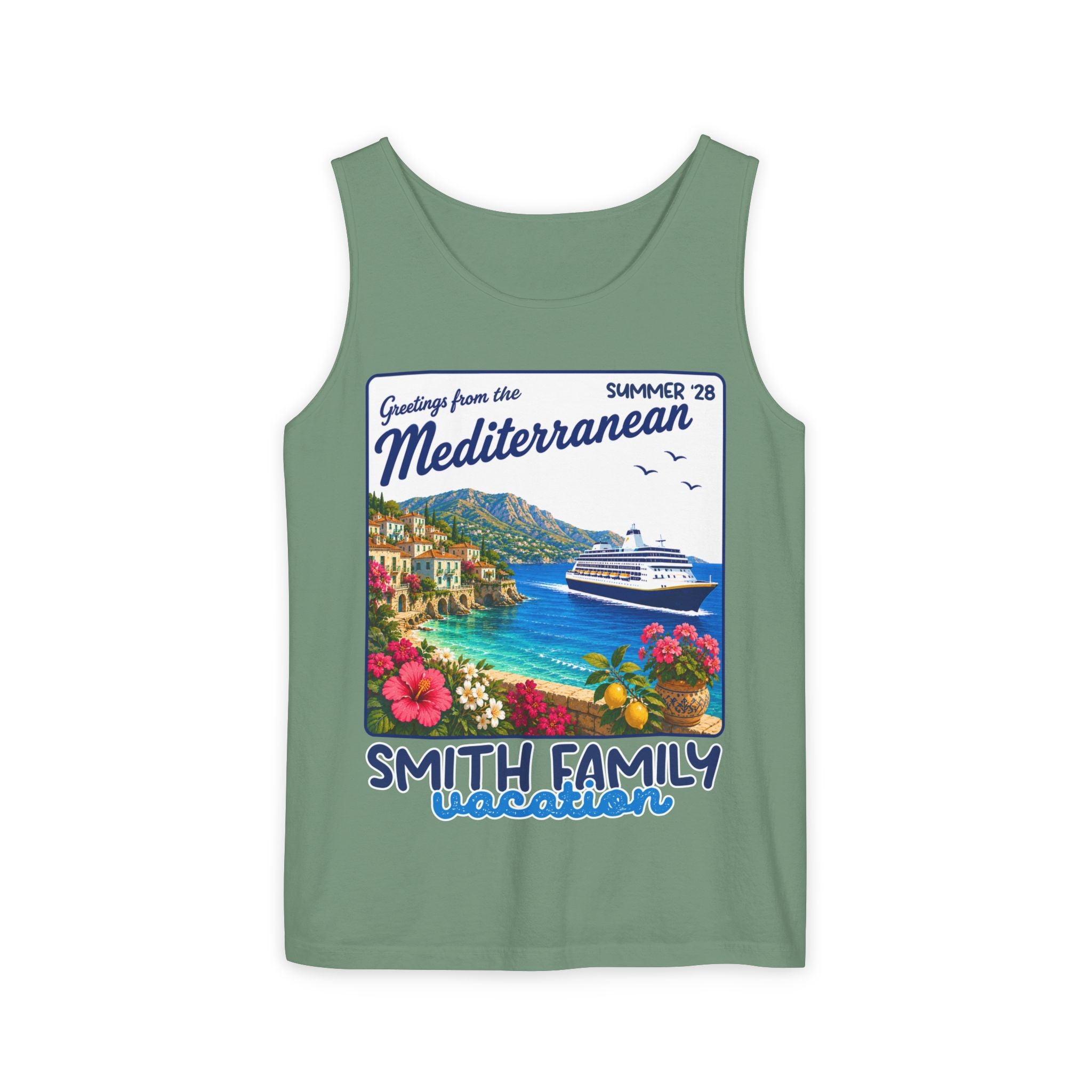 Greetings from the Mediterranean Tank Top - Suite Escape