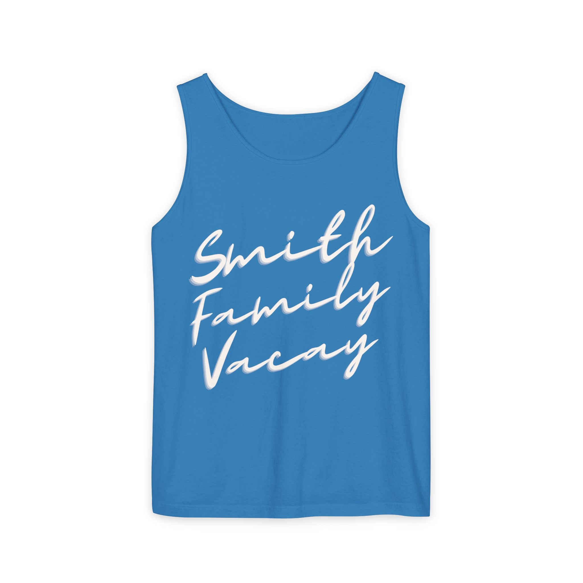 Personalized Retro Text Tank Top - Suite Escape