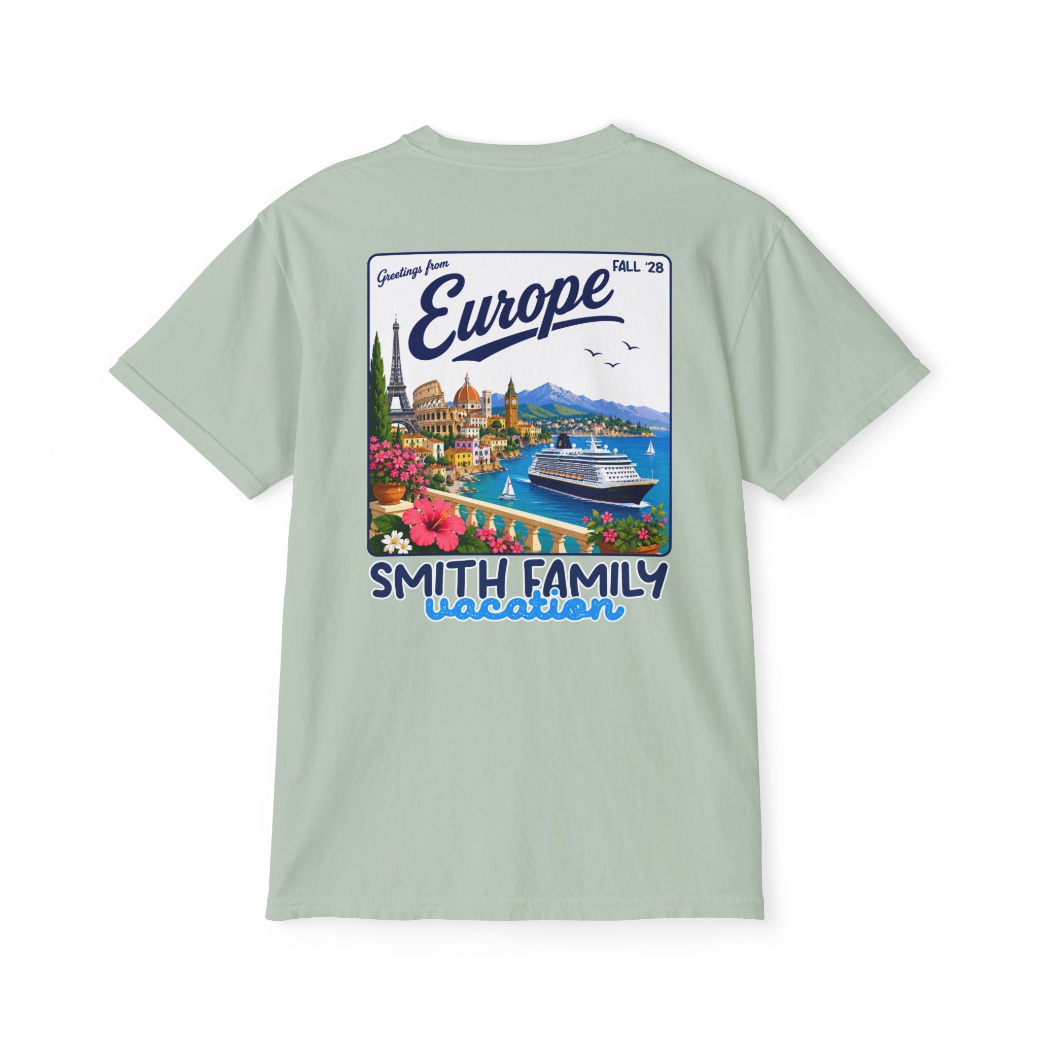 Greetings from Europe Pocket Tee - Suite Escape