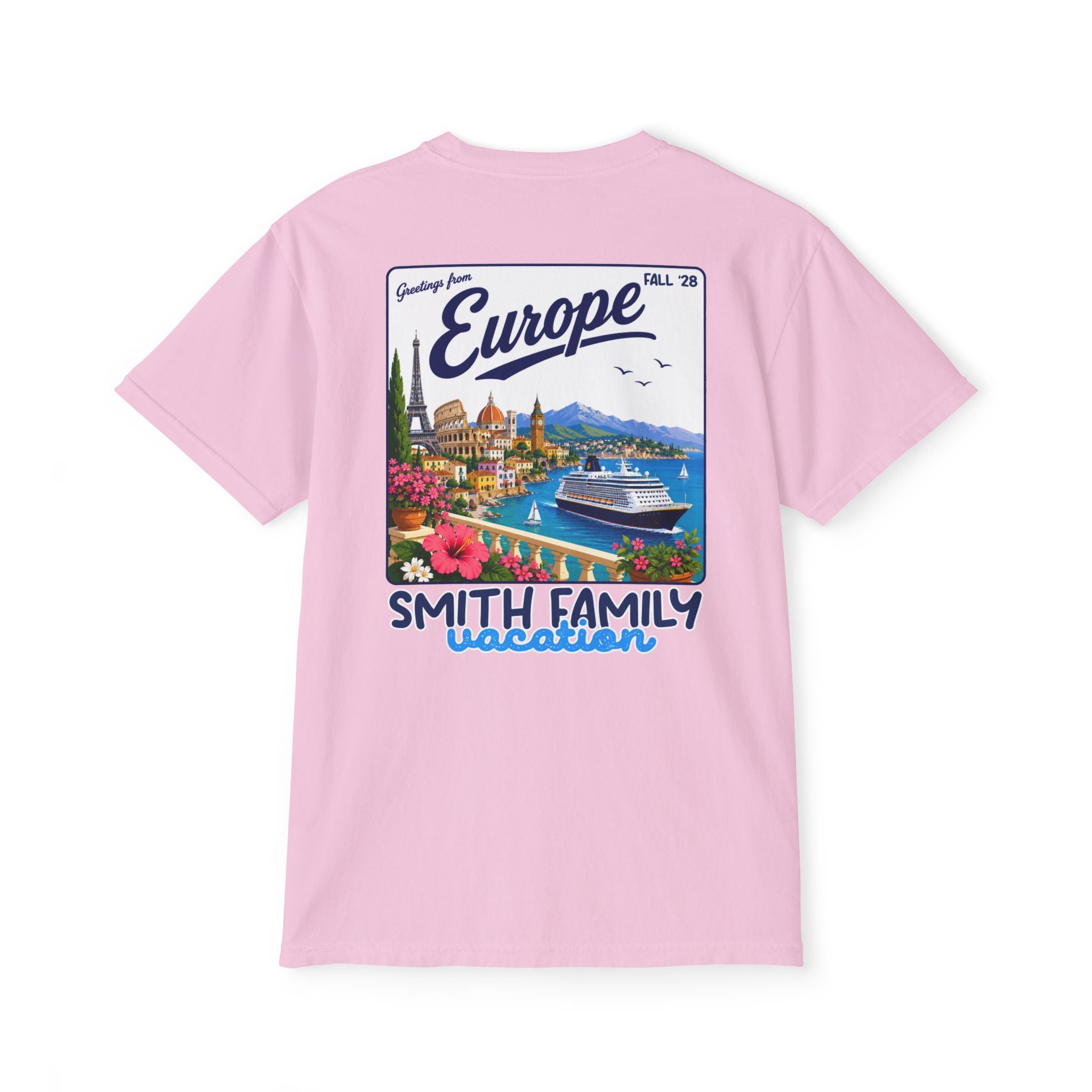 Greetings from Europe Pocket Tee - Suite Escape