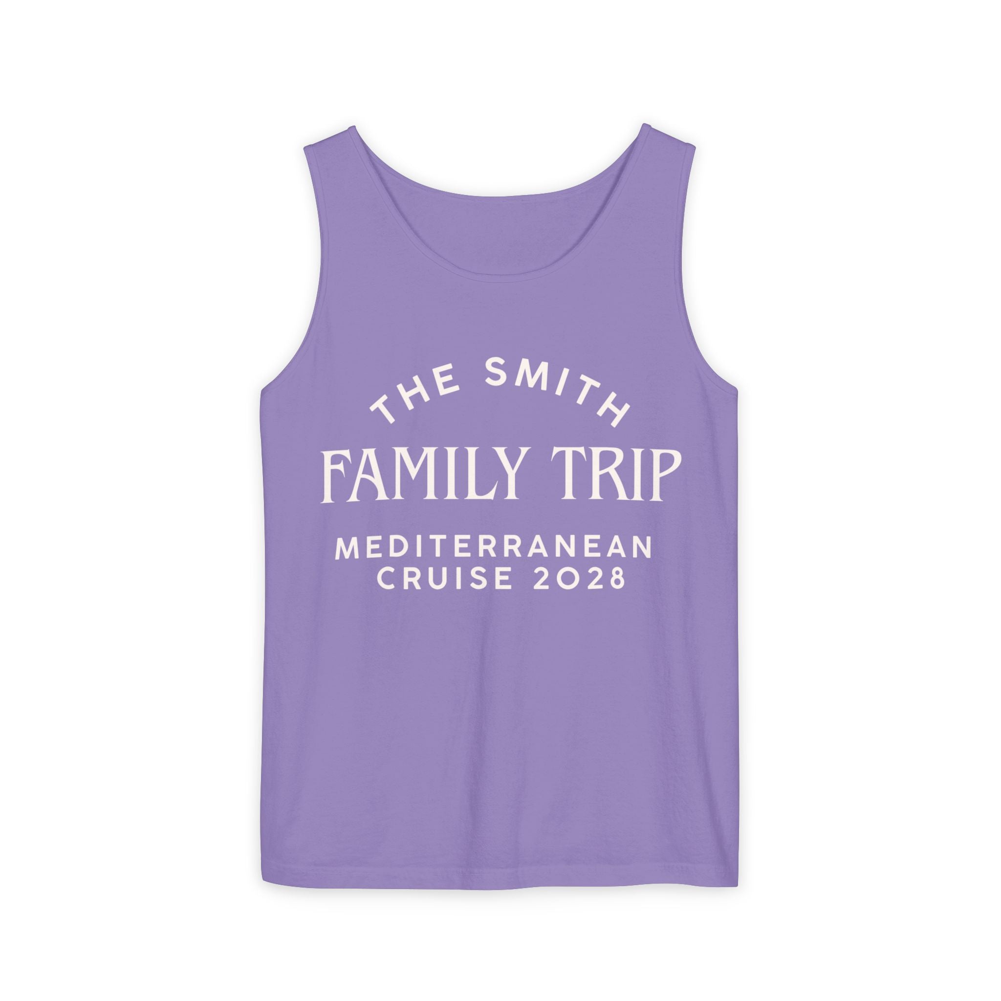 Personalized Arched Text Tank Top - Suite Escape