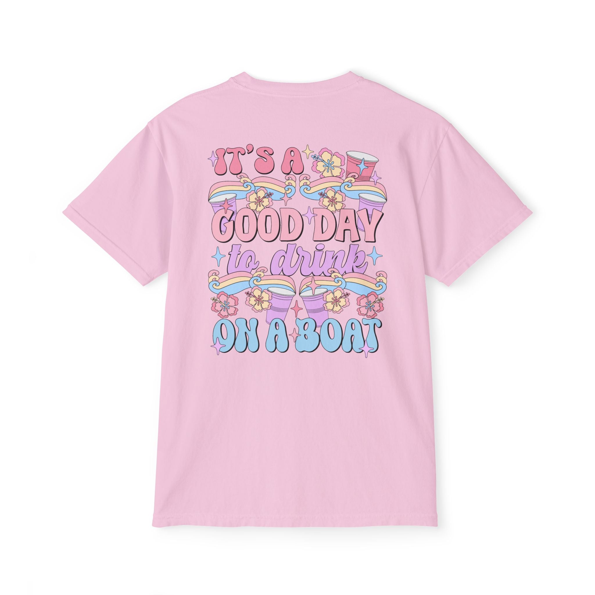 Good Day to Drink On a Boat Pocket Tee