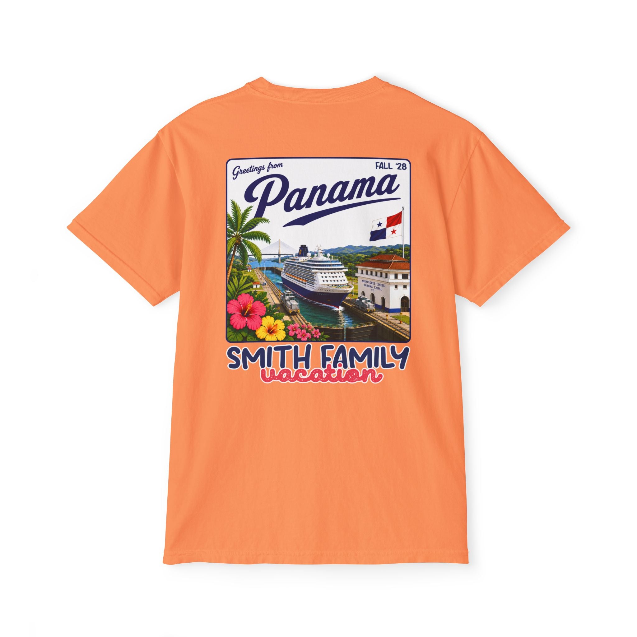 Greetings from Panama Pocket Tee - Suite Escape