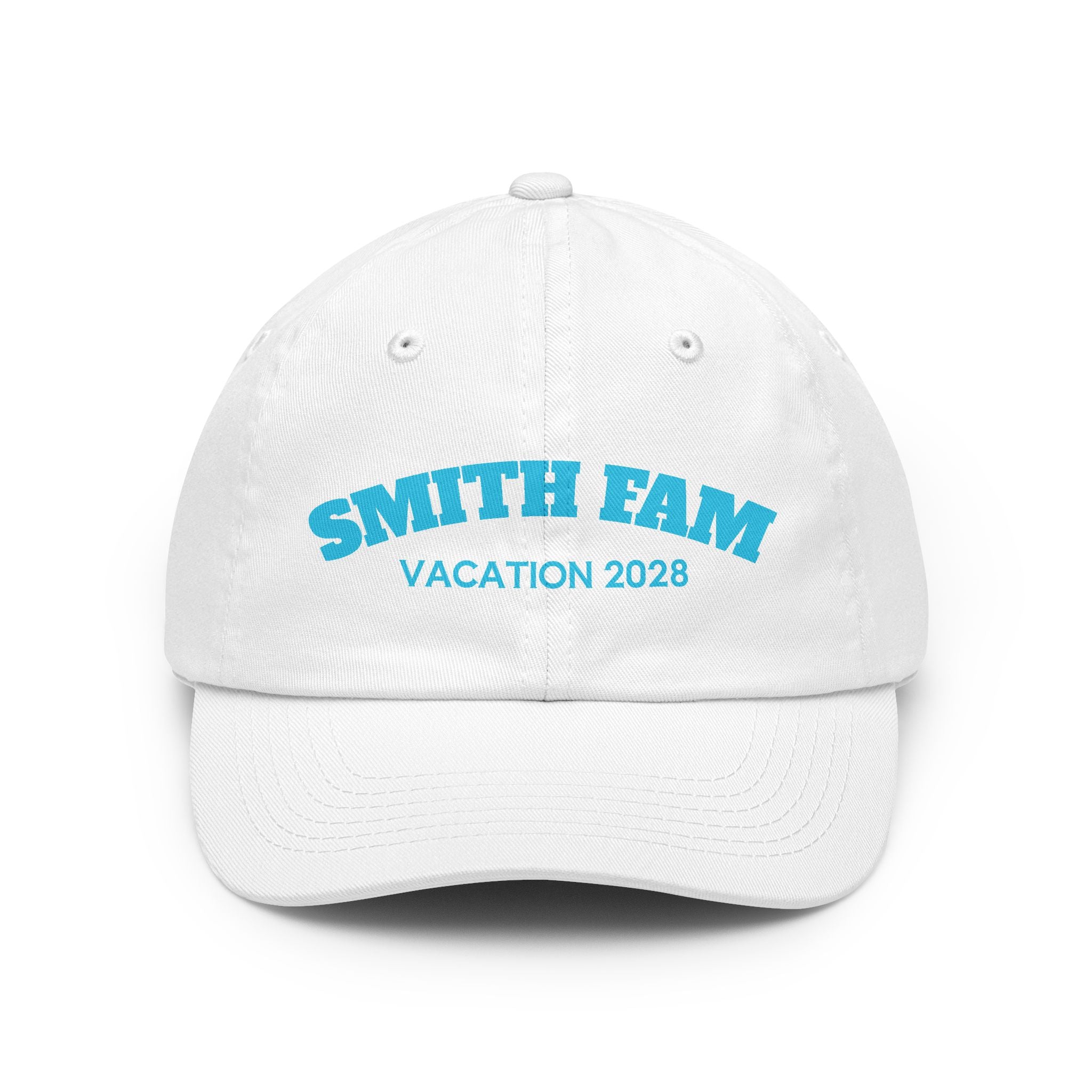 Personalized Block Text Dad Hat