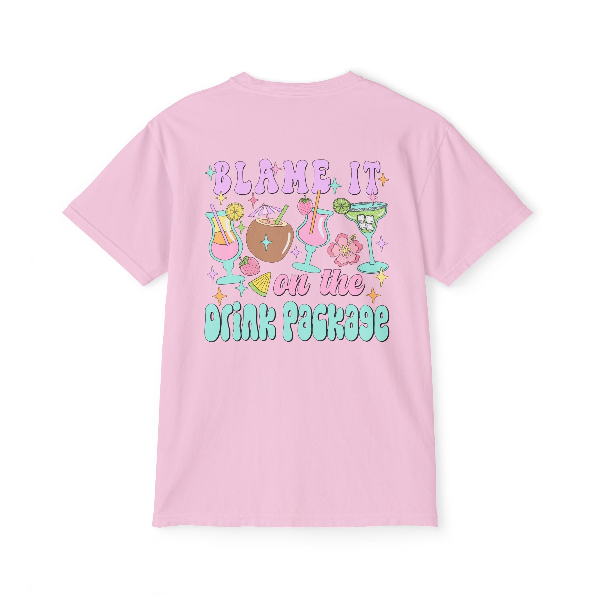 Blame It On The Drink Package Pocket Tee