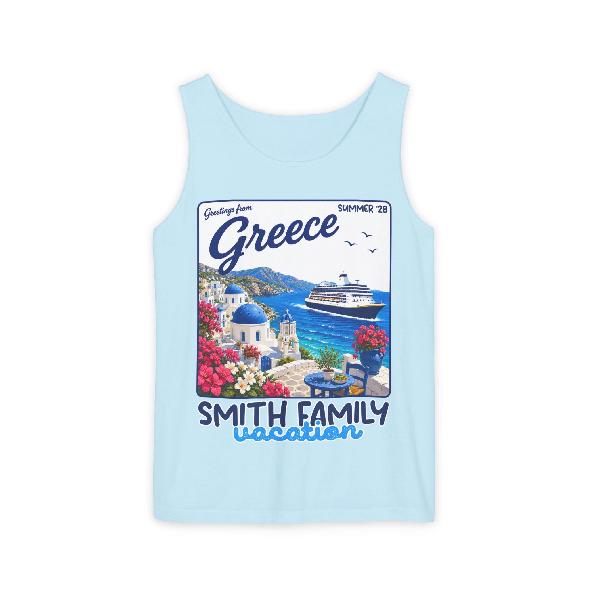 Greetings from Greece Tank Top - Suite Escape