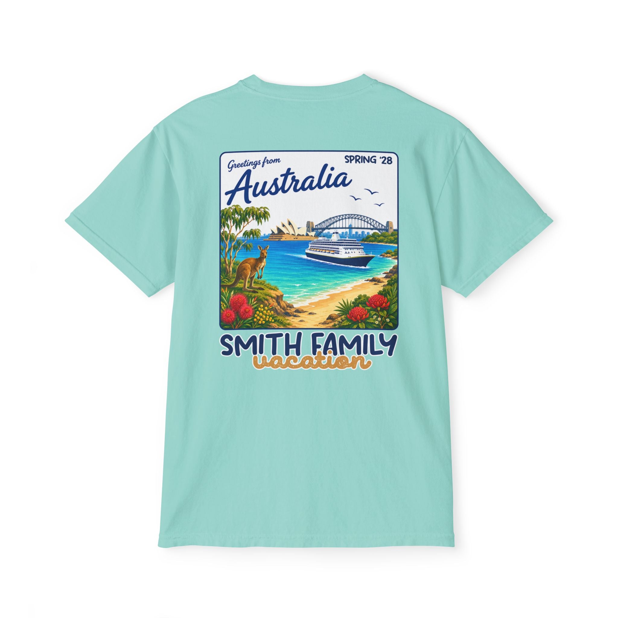 Greetings from Australia Pocket Tee - Suite Escape