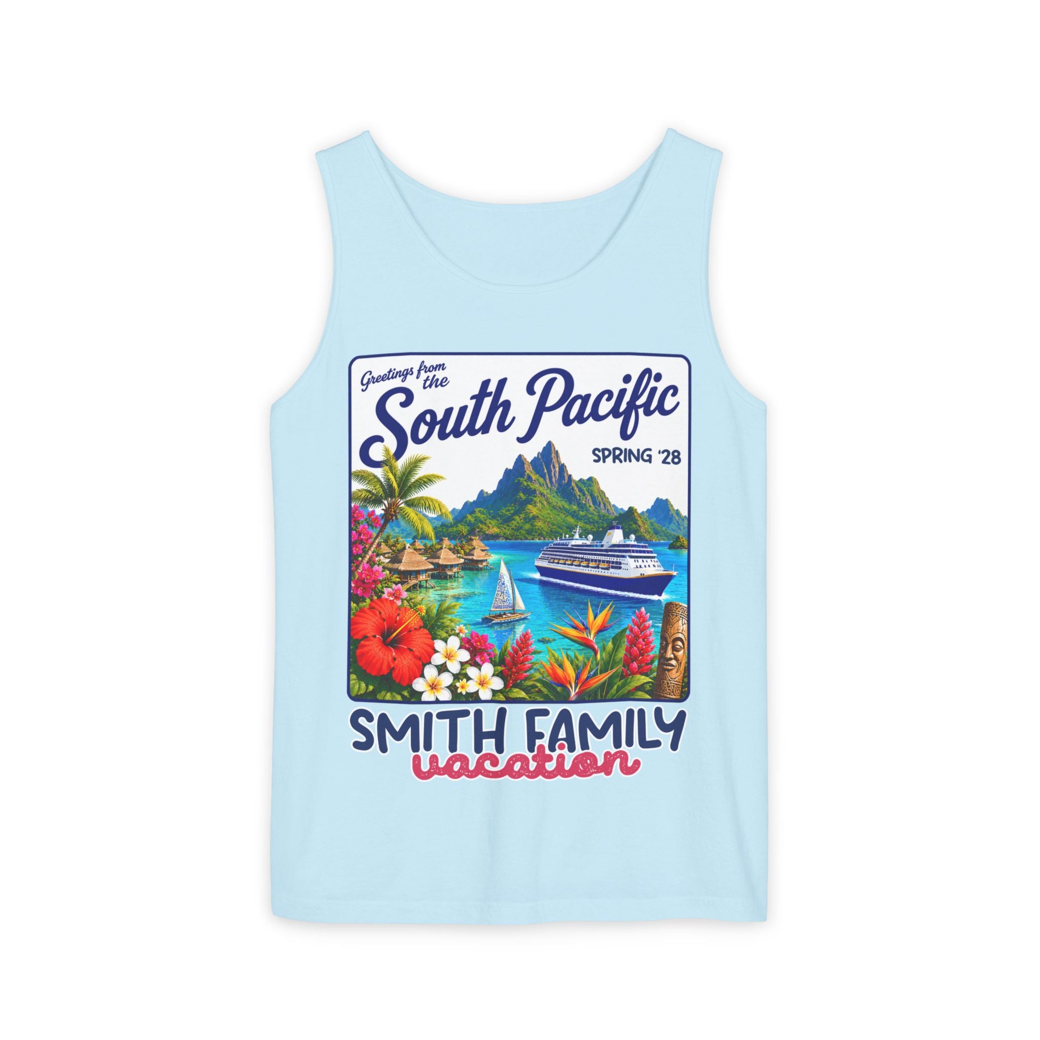 Greetings from the South Pacific Tank Top - Suite Escape