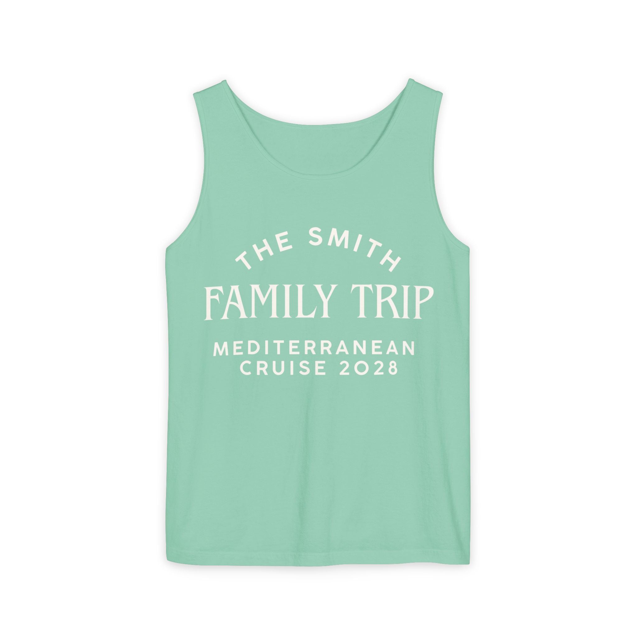 Personalized Arched Text Tank Top - Suite Escape