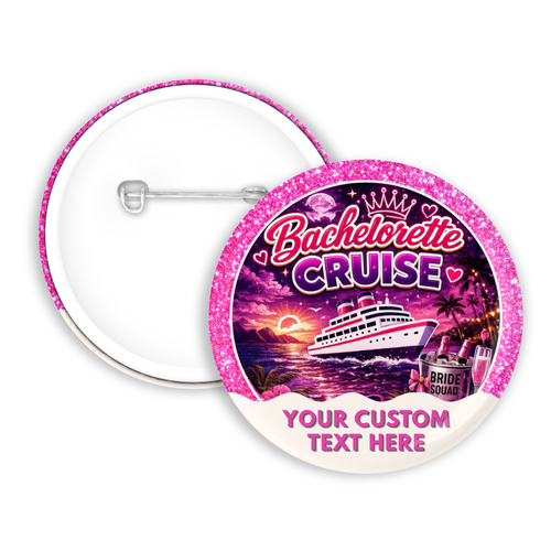 Bachelorette Cruise Pinback Button - Suite Escape